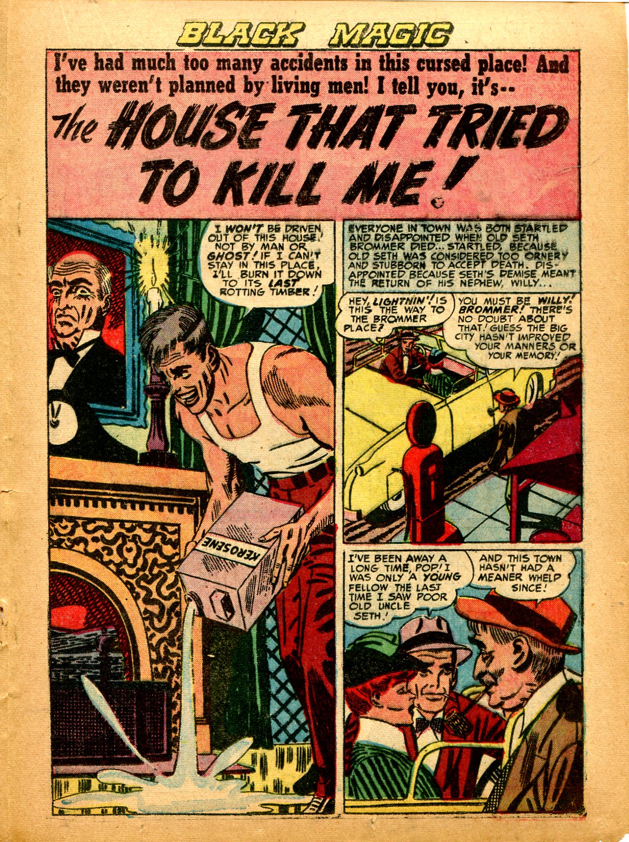 Read online Black Magic (1950) comic -  Issue #8 - 23