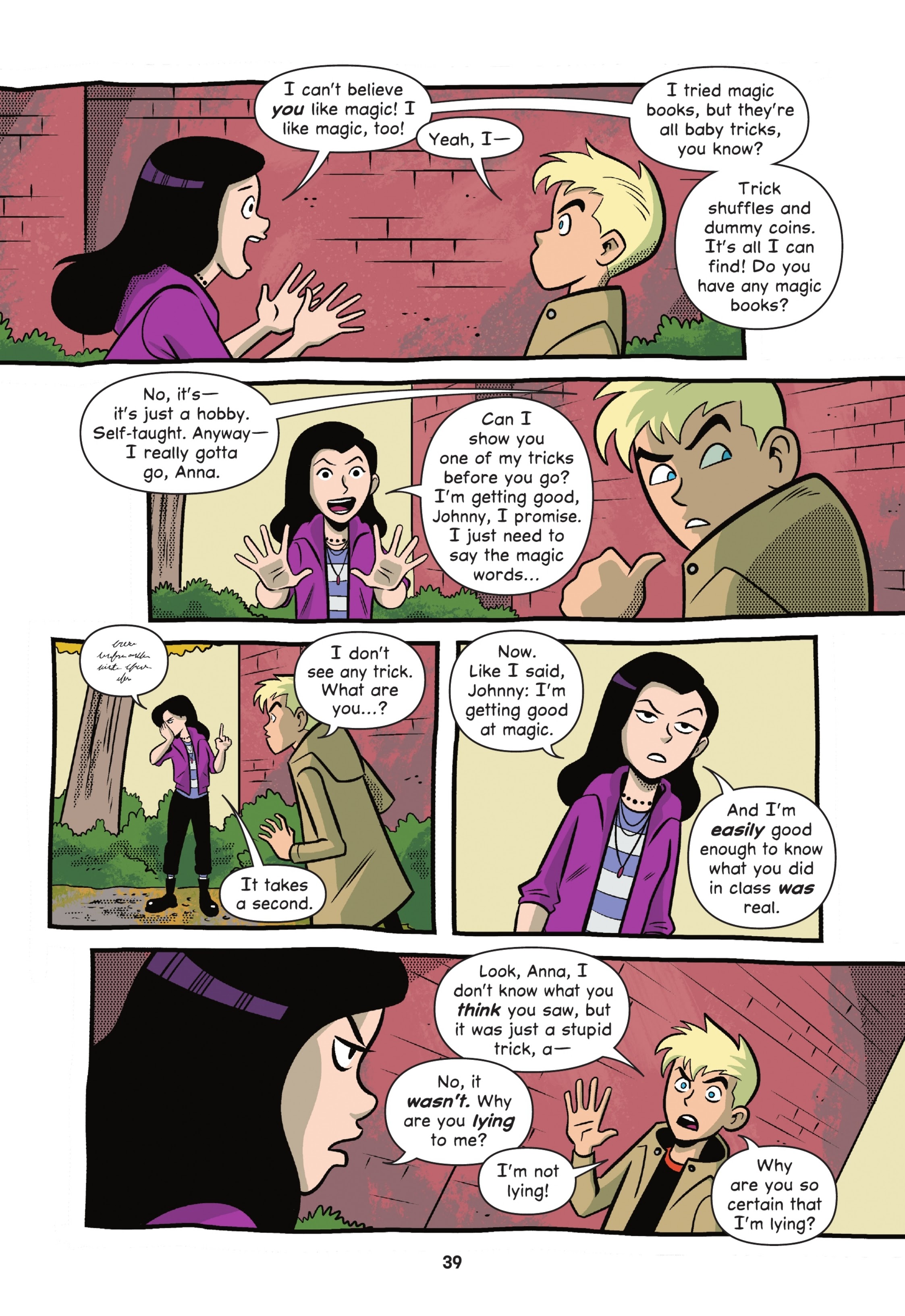 Read online The Mystery of the Meanest Teacher: A Johnny Constantine Graphic Novel comic -  Issue # TPB (Part 1) - 38