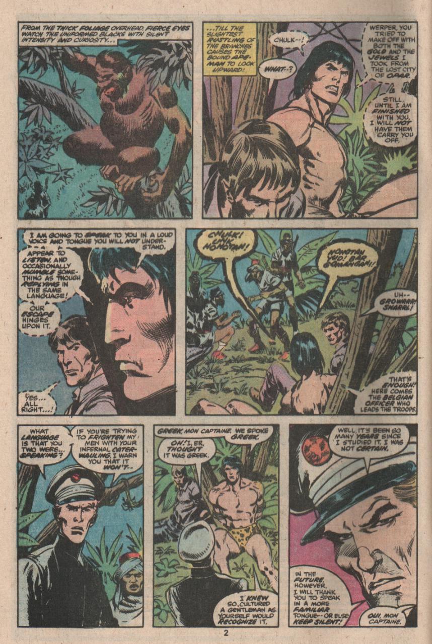 Read online Tarzan (1977) comic -  Issue #11 - 3