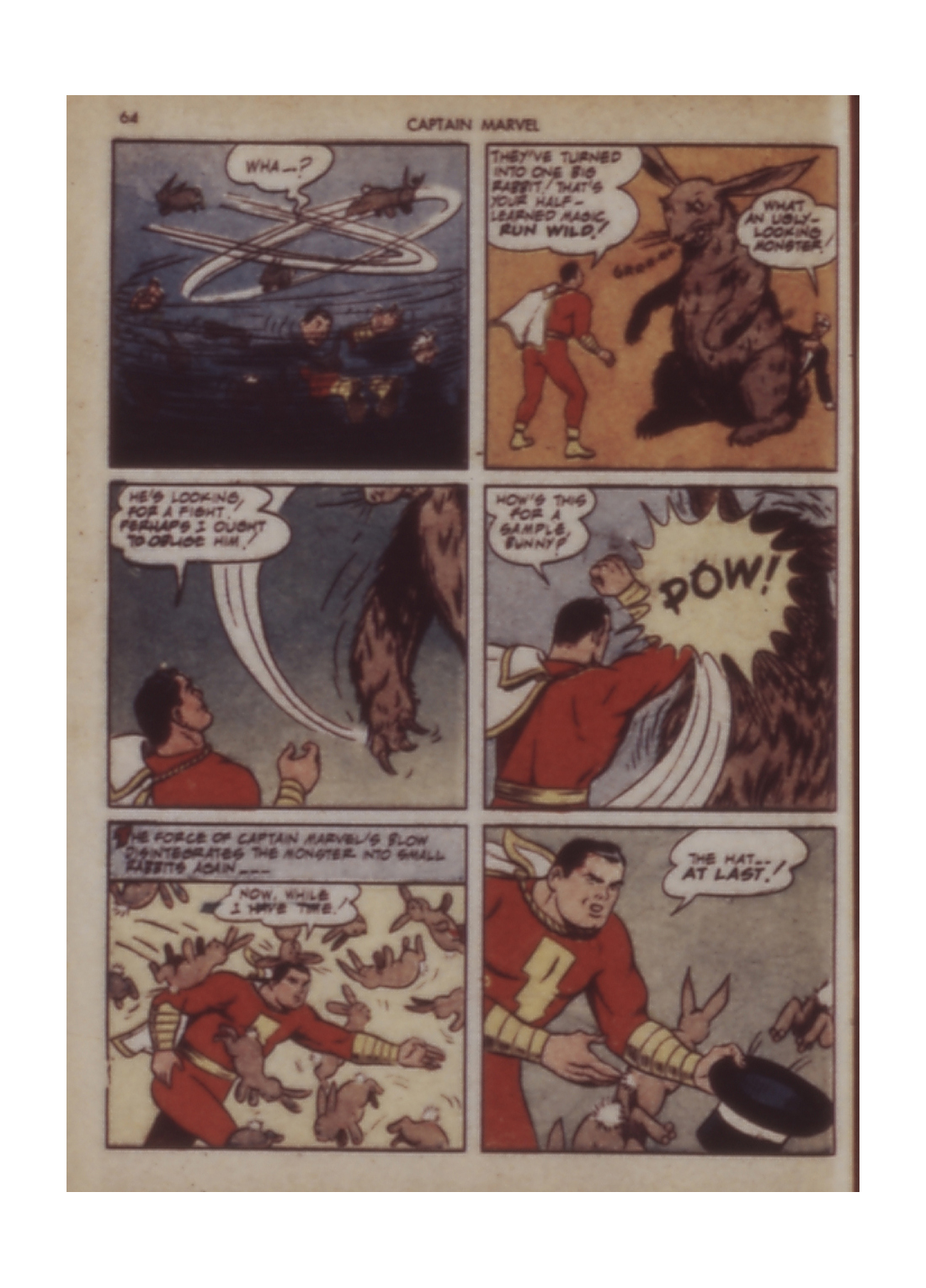 Read online Captain Marvel Adventures comic -  Issue #12 - 64