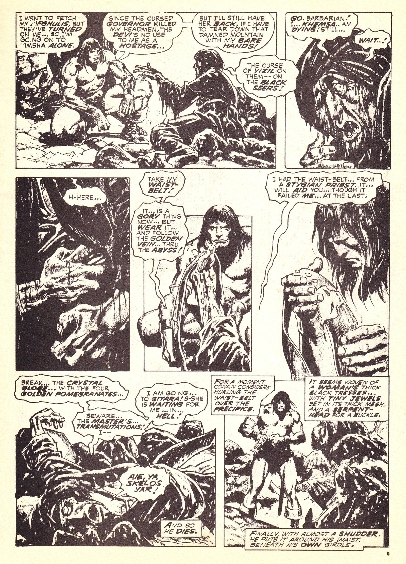 Read online The Savage Sword of Conan (1975) comic -  Issue #7 - 9