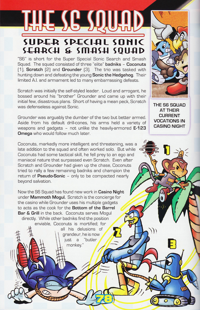 Read online Sonic the Hedgehog: The Complete Sonic Comic Encyclopedia comic -  Issue # TPB - 80