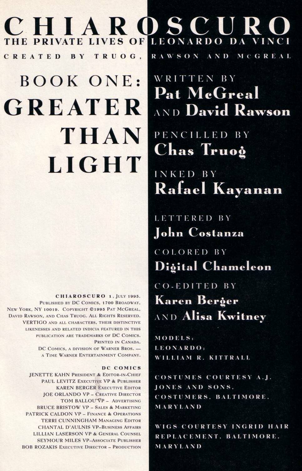 Read online Chiaroscuro comic -  Issue #1 - 2