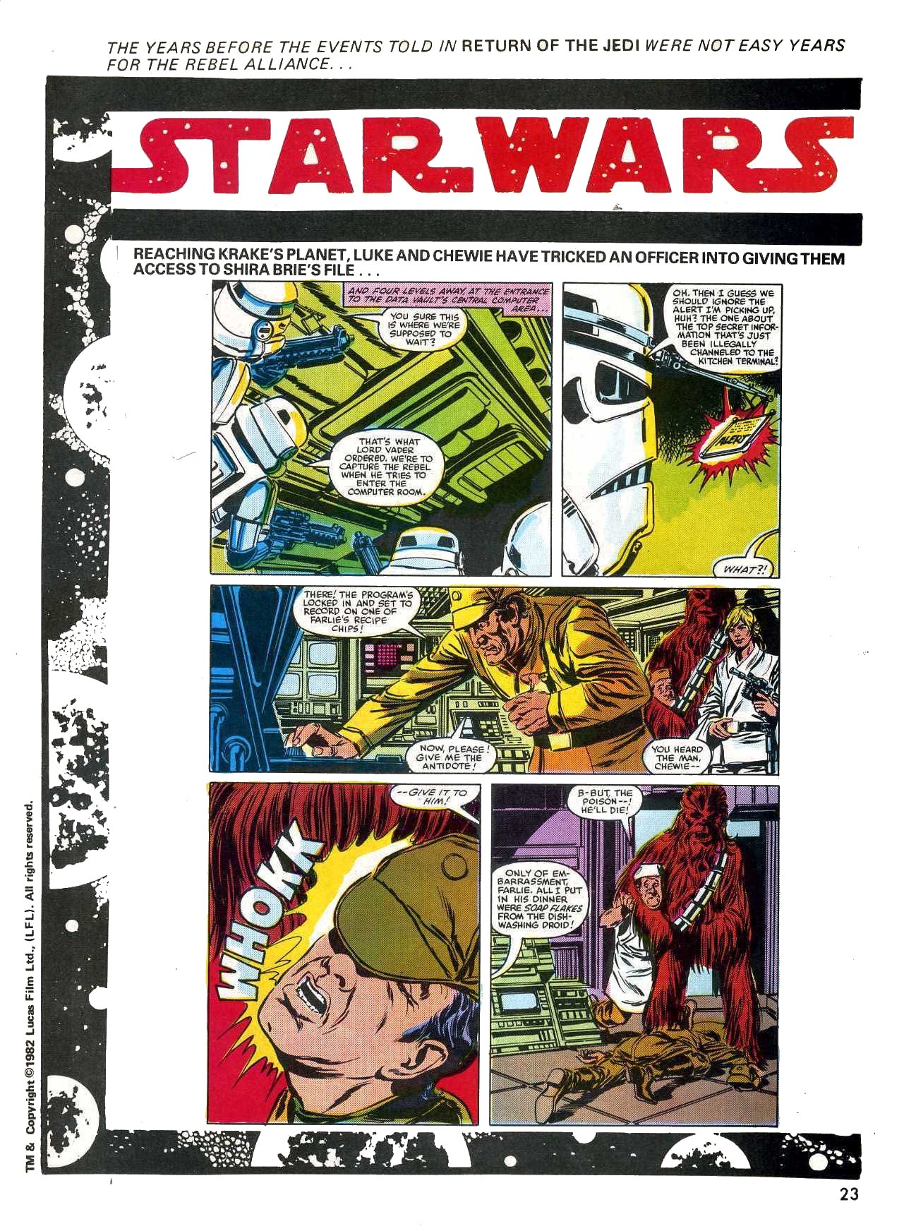 Read online Return of the Jedi comic -  Issue #122 - 23