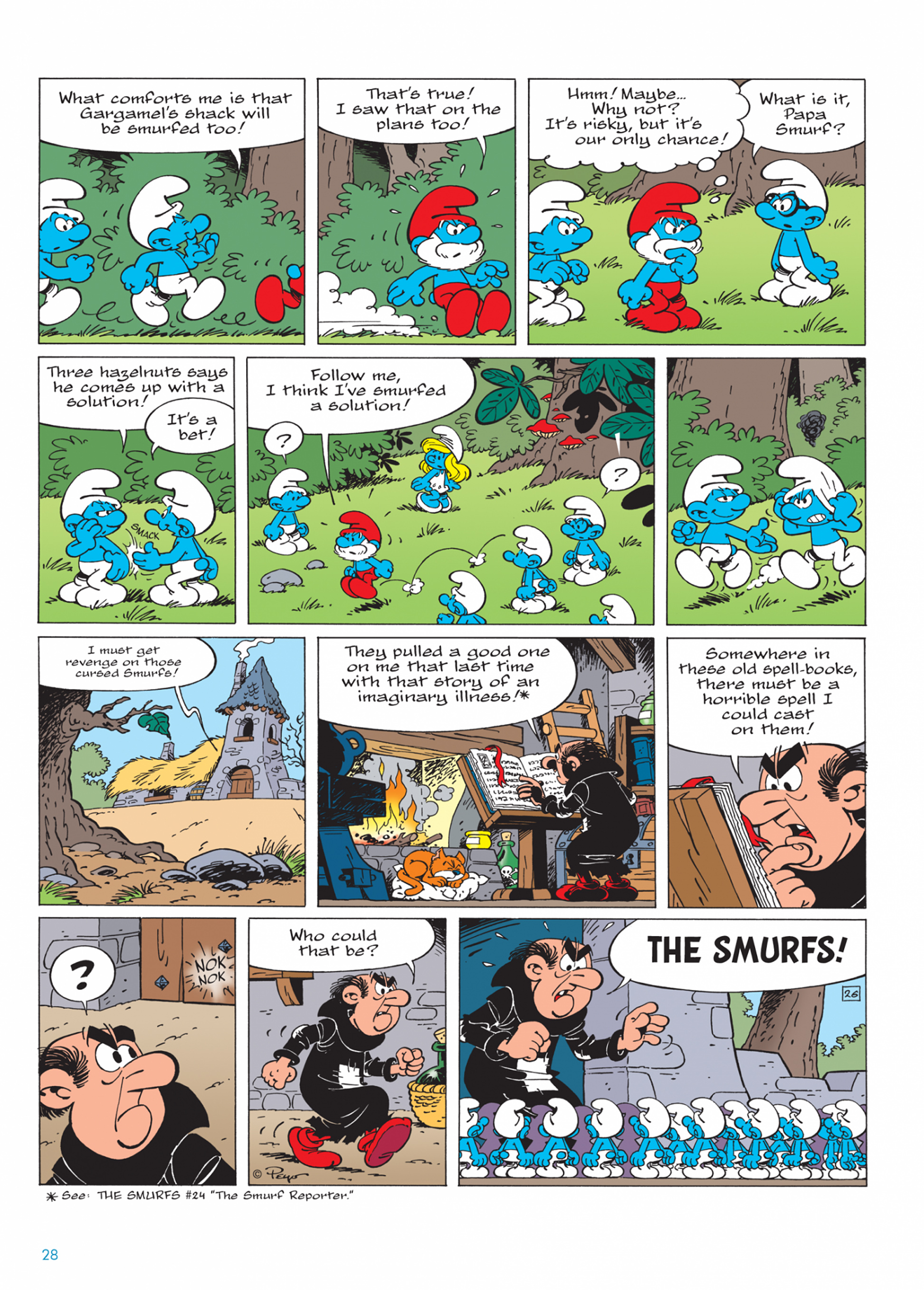 Read online The Smurfs comic -  Issue #25 - 29