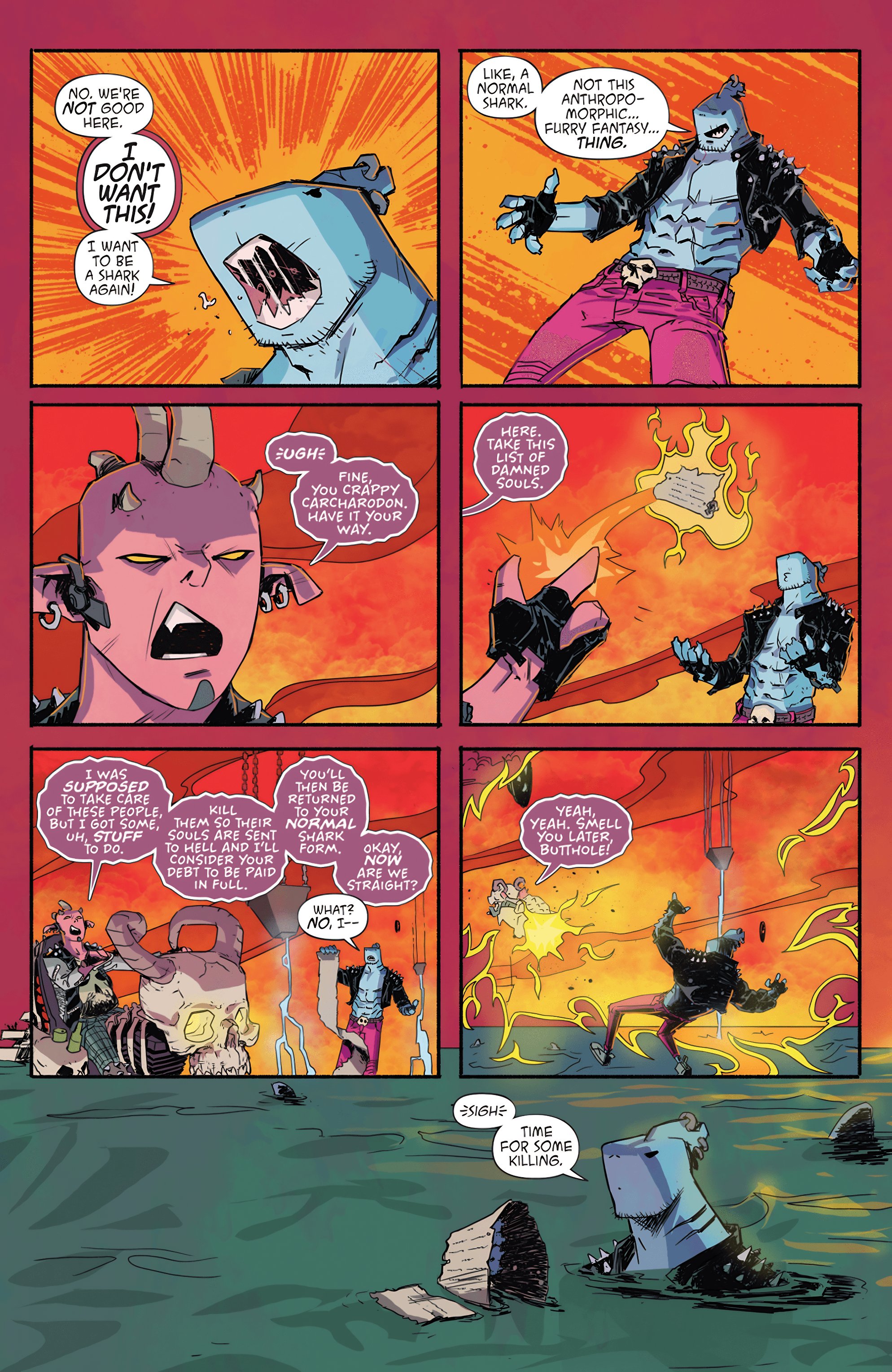 Read online Metalshark Bro: What the Fin? comic -  Issue # TPB - 12