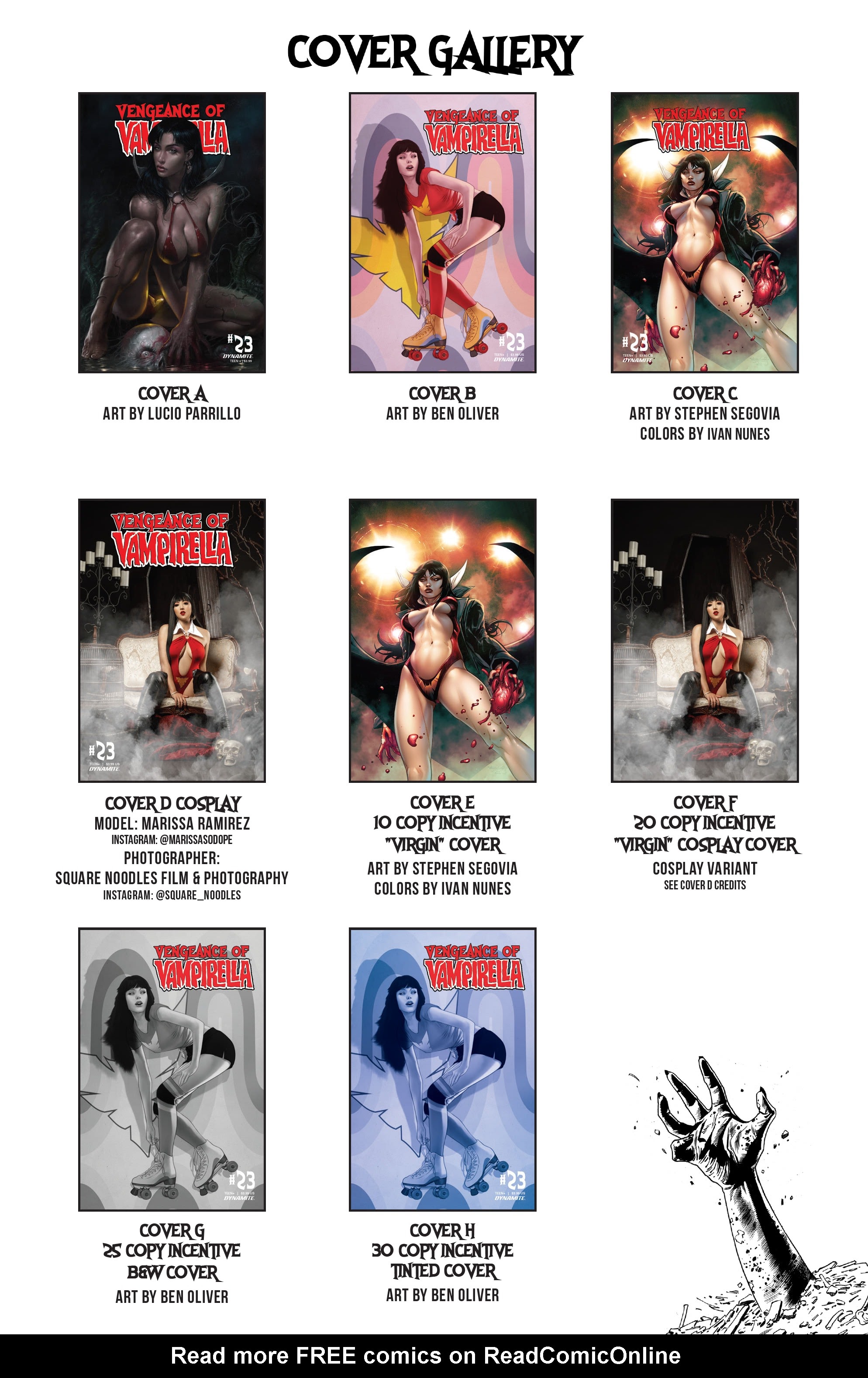 Read online Vengeance of Vampirella (2019) comic -  Issue #23 - 29