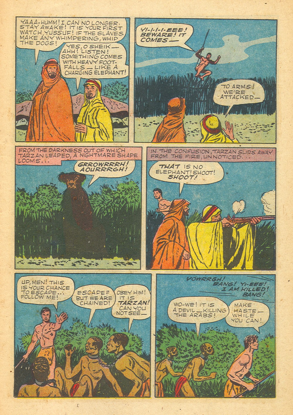 Read online Tarzan (1948) comic -  Issue #32 - 15