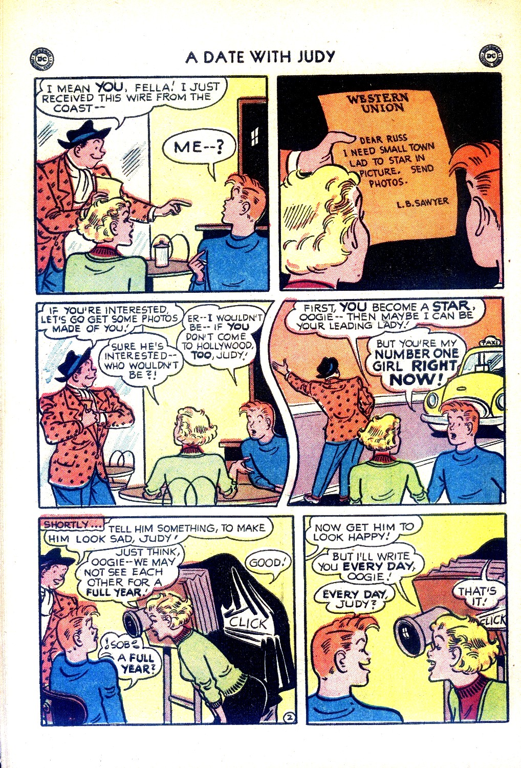 Read online A Date with Judy comic -  Issue #22 - 44