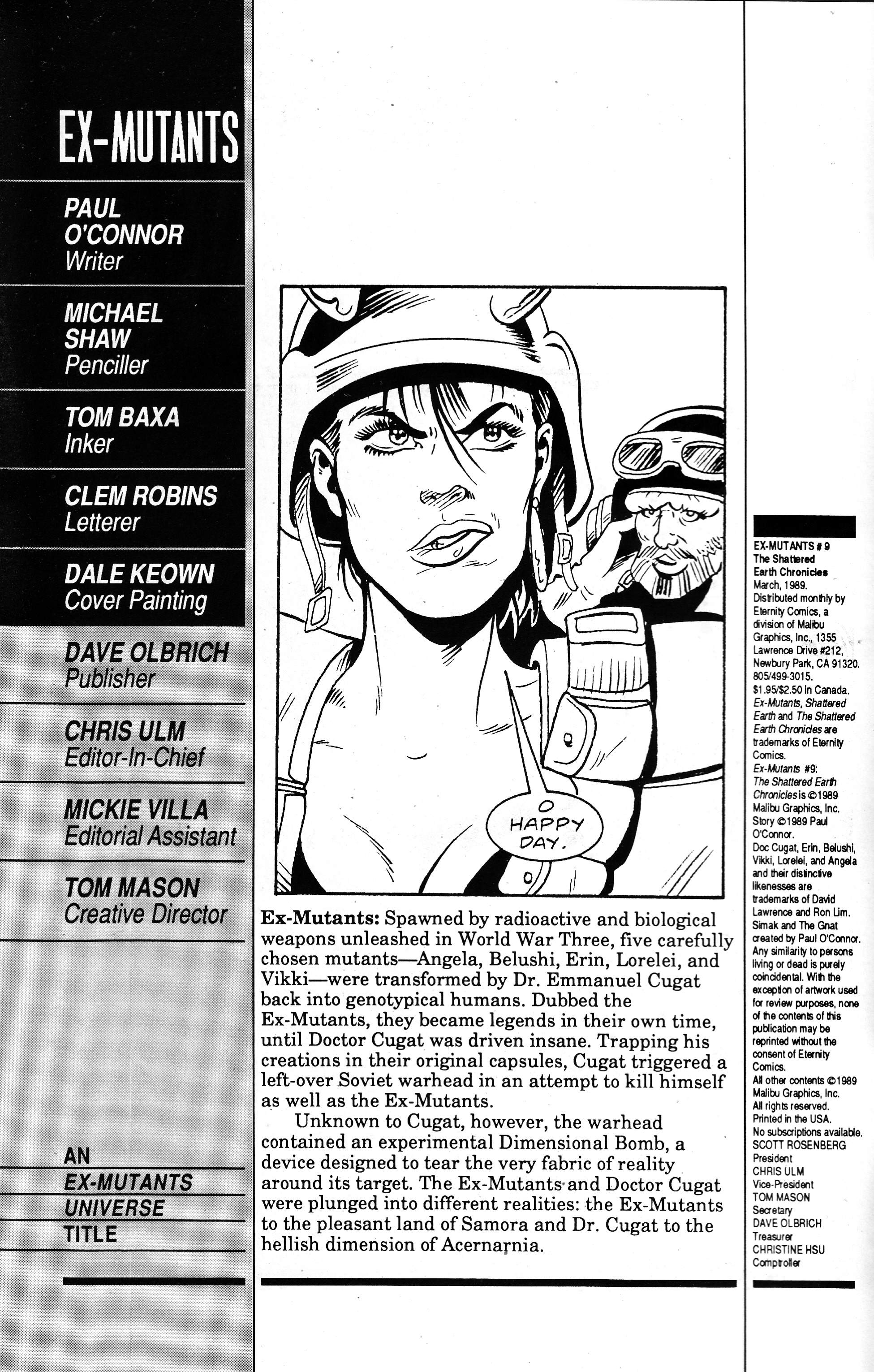Read online Ex-Mutants: The Shattered Earth Chronicles comic -  Issue #9 - 2