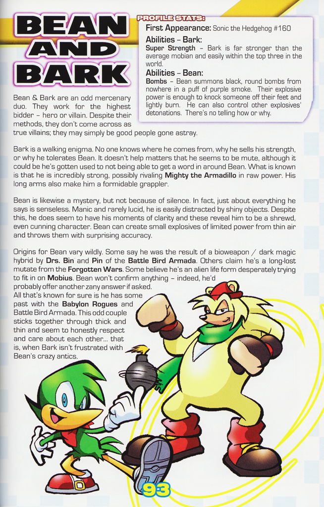 Read online Sonic the Hedgehog: The Complete Sonic Comic Encyclopedia comic -  Issue # TPB - 95