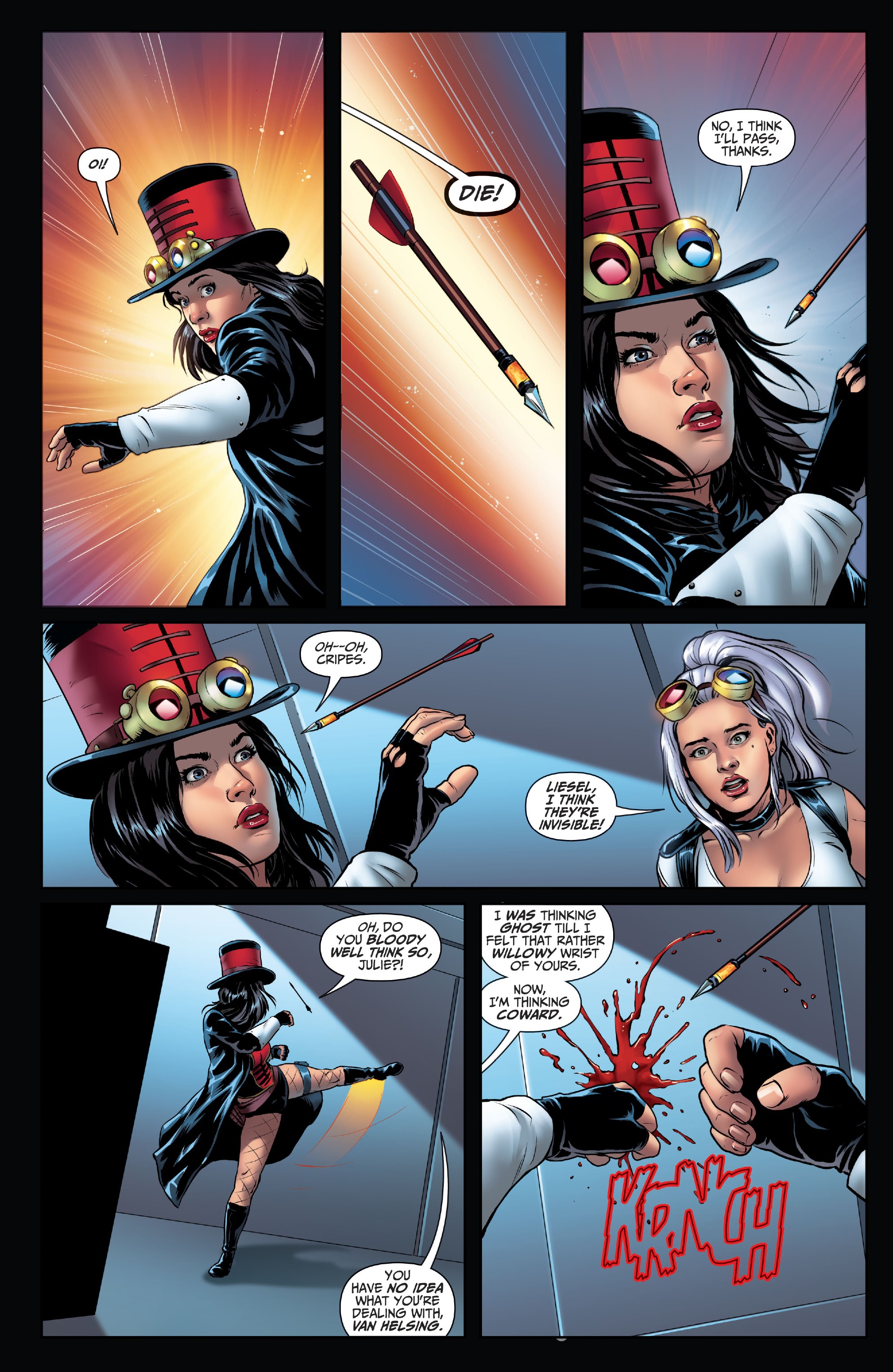 Read online Van Helsing: Invisible Woman comic -  Issue # Full - 22