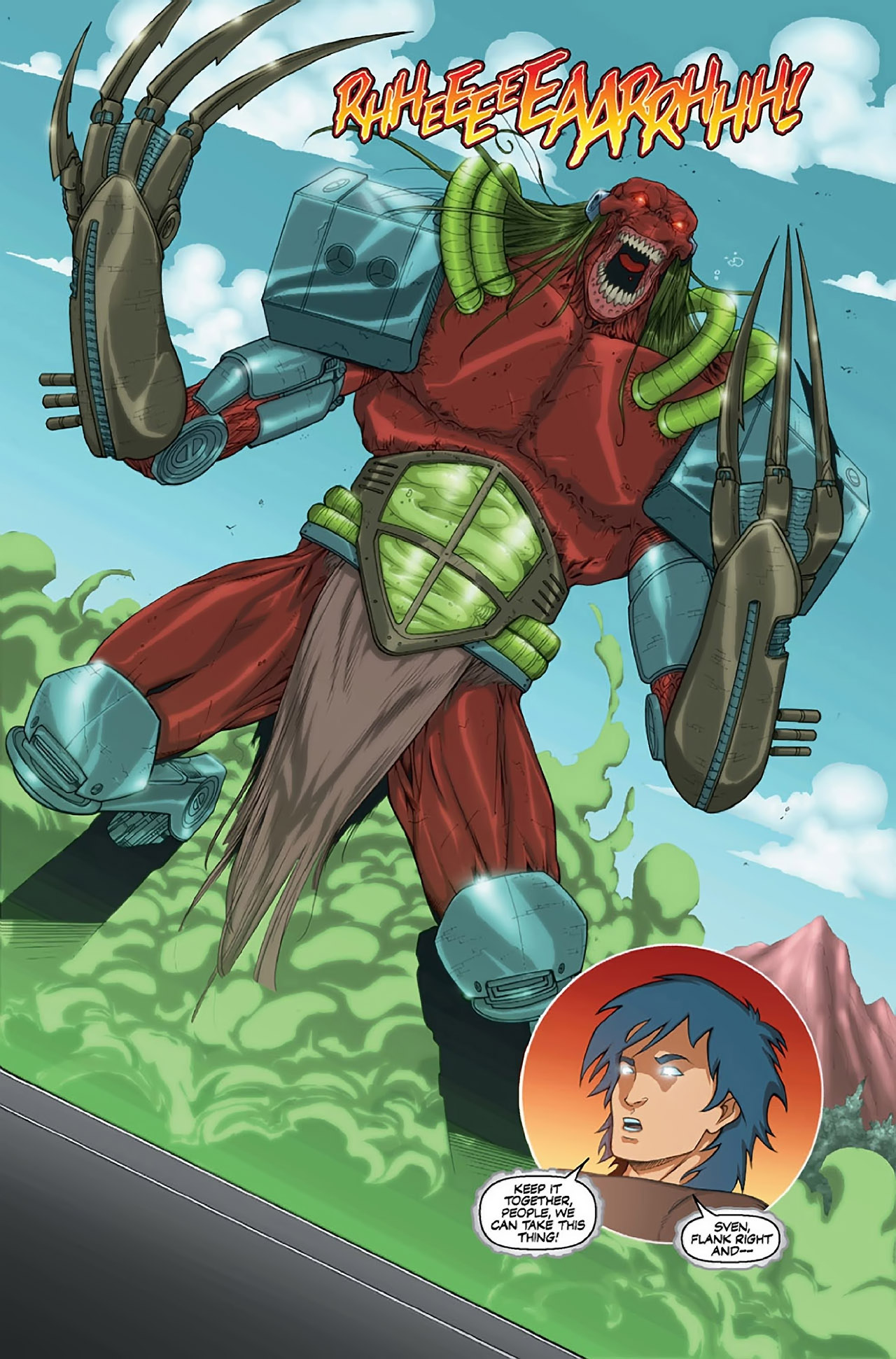 Read online Voltron: Defender of the Universe (Existed) comic -  Issue #4 - 17