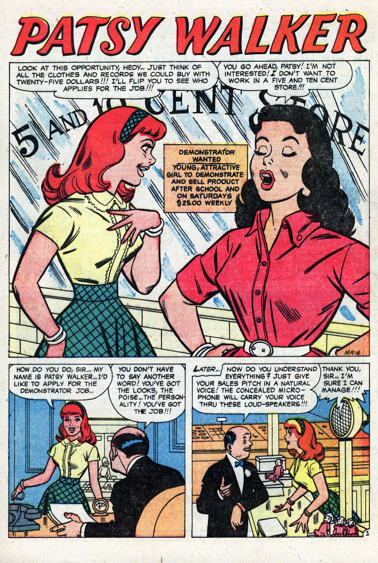 Read online Patsy Walker comic -  Issue #72 - 28
