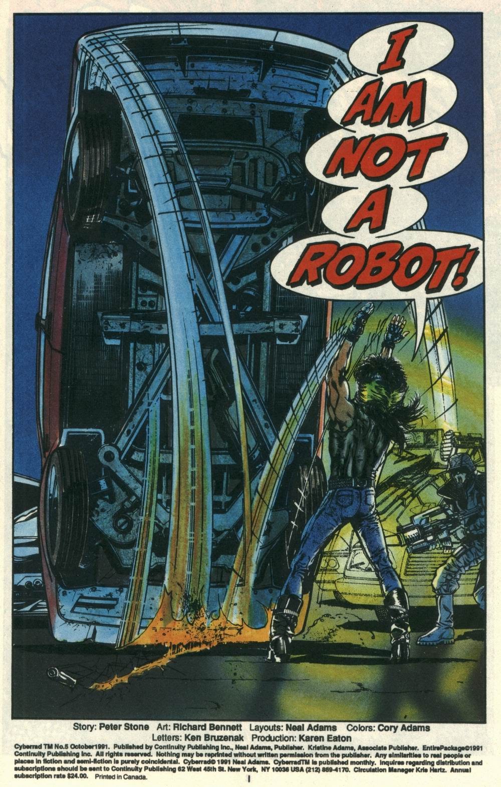 Read online CyberRad (1991) comic -  Issue #5 - 2