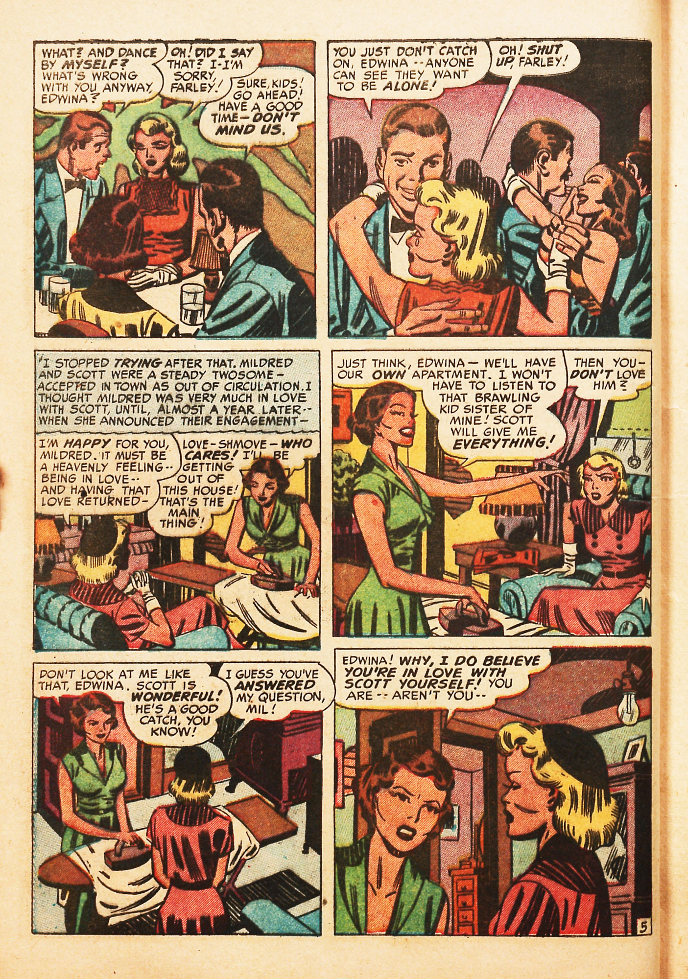 Read online Young Love (1949) comic -  Issue #17 - 16