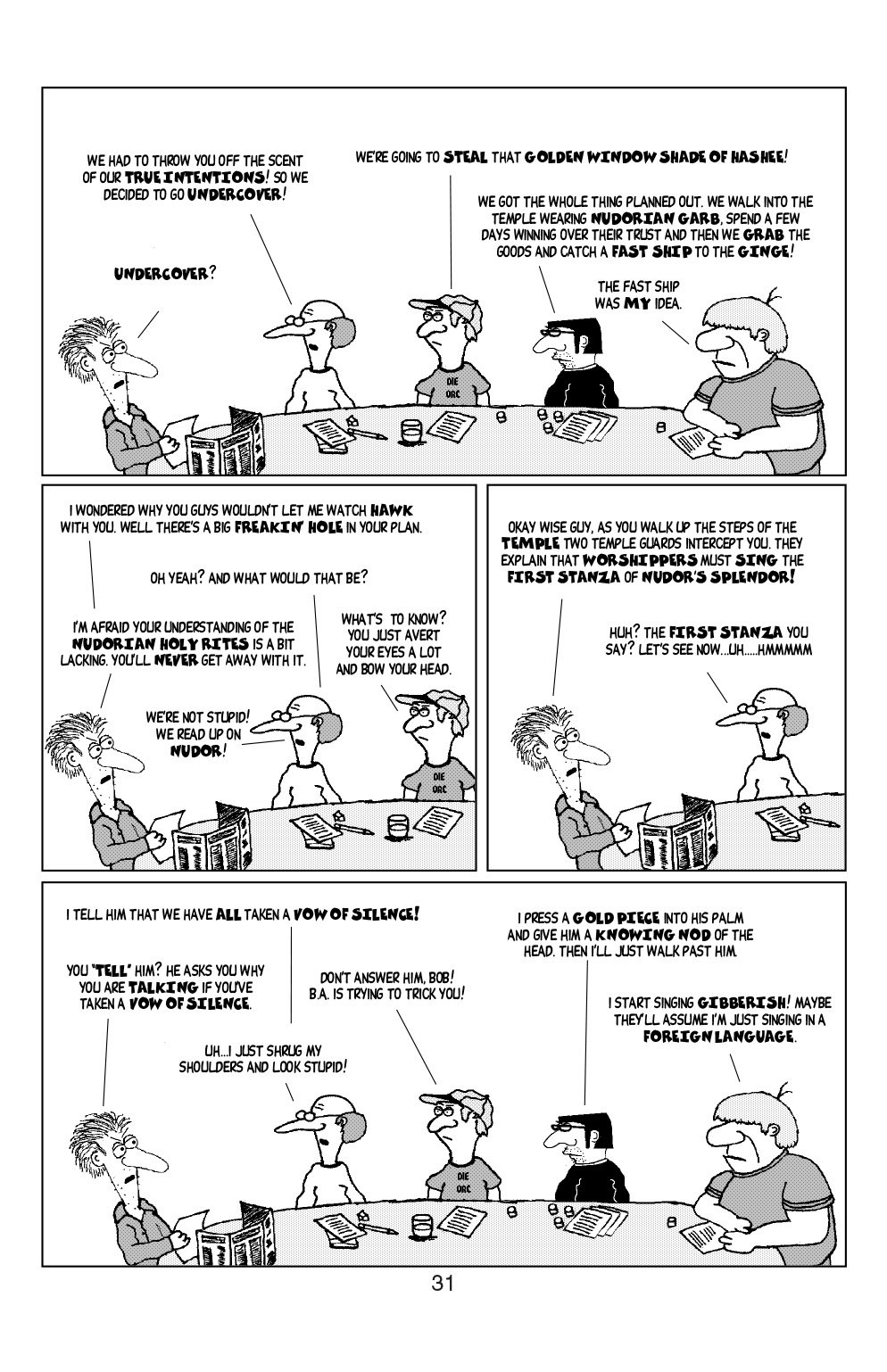 Read online Knights of the Dinner Table comic -  Issue #28 - 33