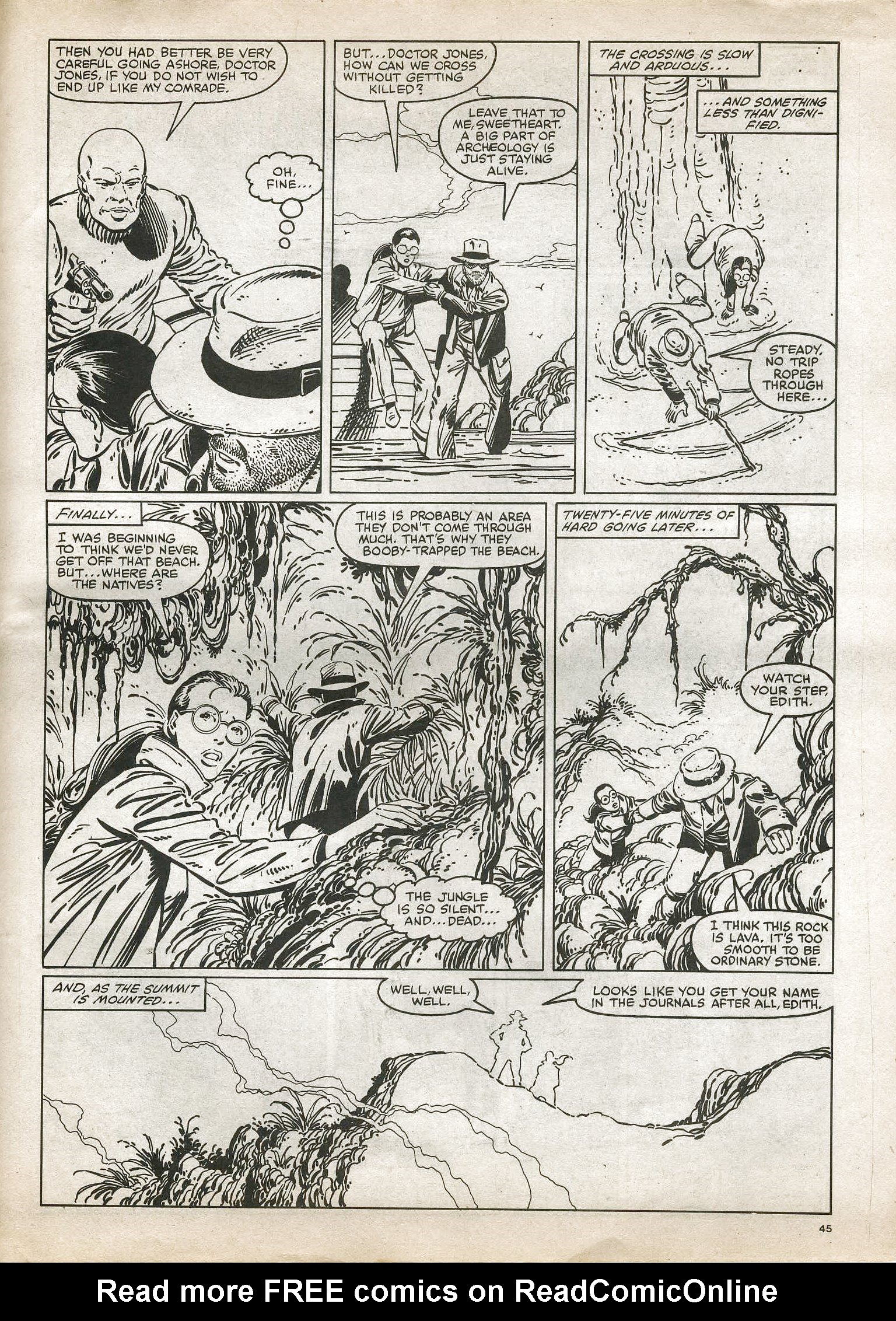 Read online Indiana Jones comic -  Issue #1 - 45