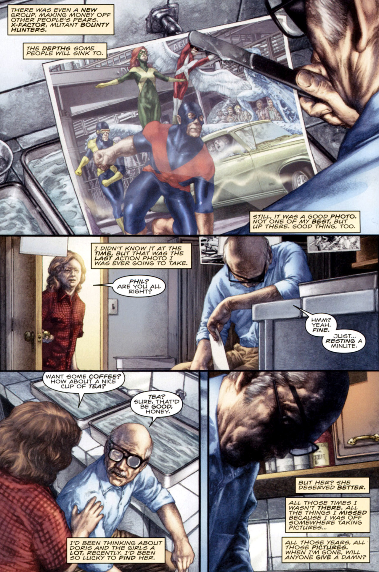 Read online Marvels: Eye Of The Camera comic -  Issue #5 - 7