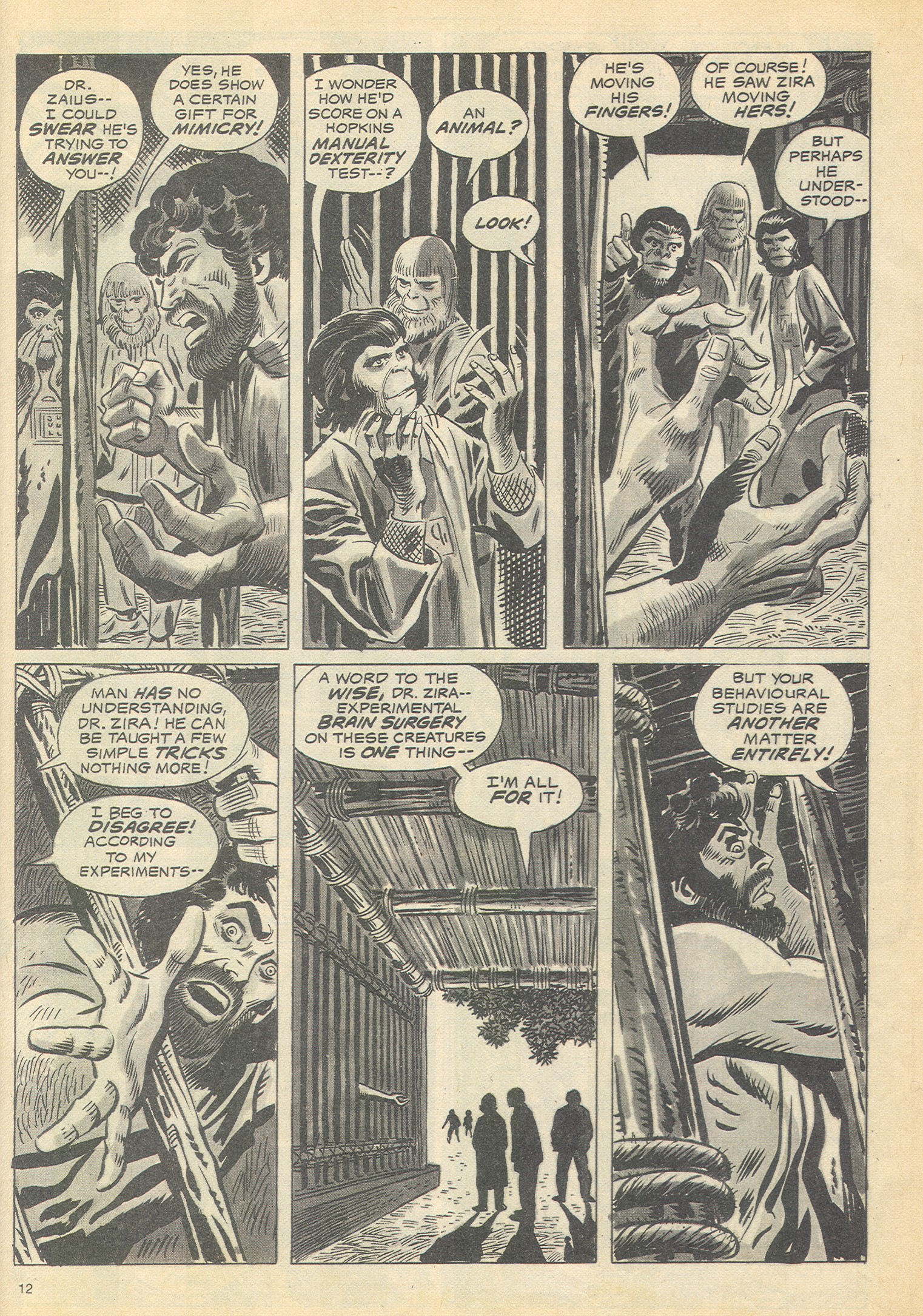 Read online Planet of the Apes (1974) comic -  Issue #2 - 12