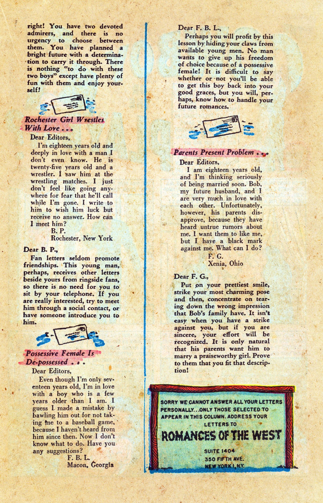 Read online Romances of the West comic -  Issue #1 - 27