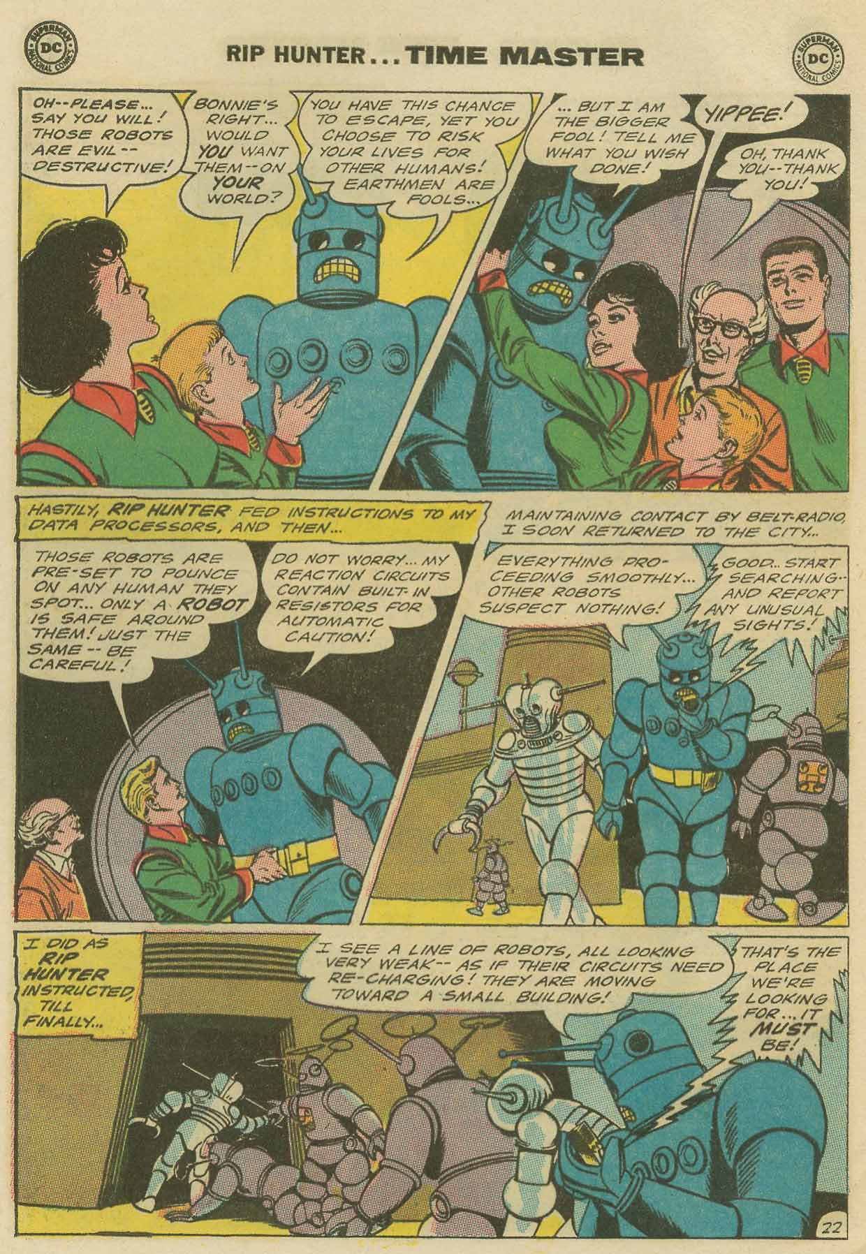 Read online Rip Hunter...Time Master comic -  Issue #27 - 28