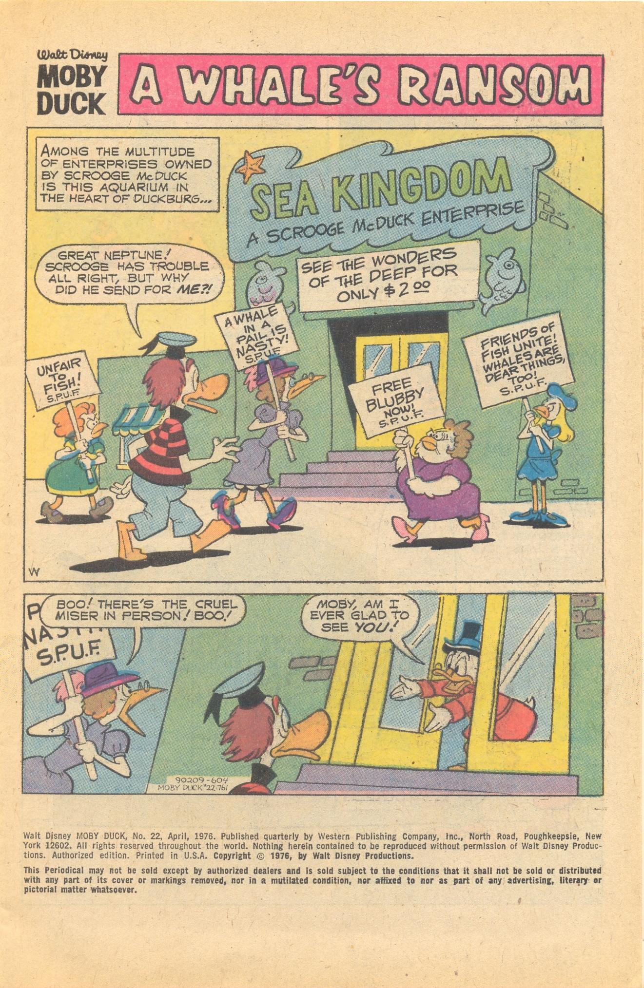 Read online Moby Duck comic -  Issue #22 - 3