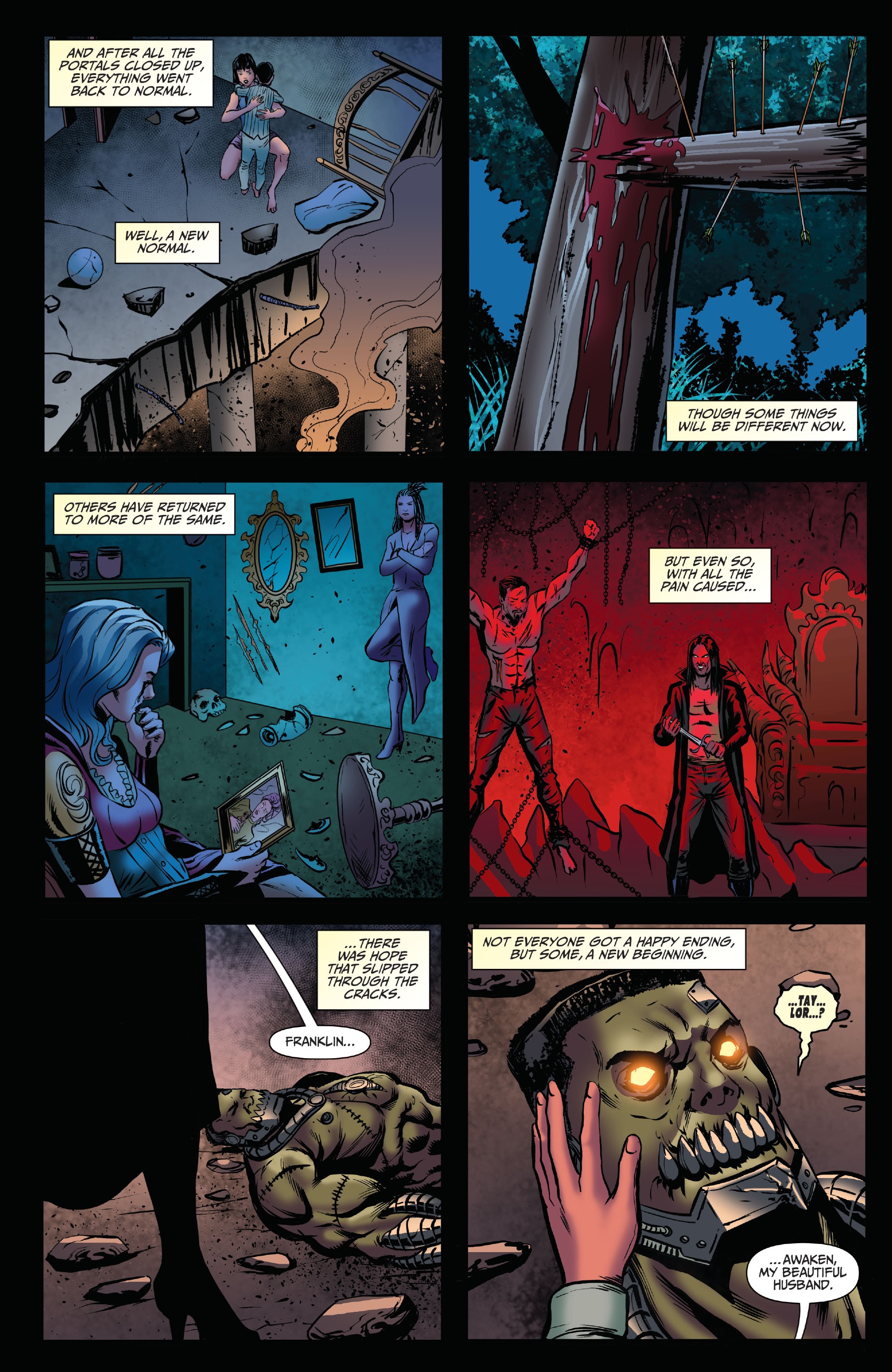 Read online Van Helsing vs The League of Monsters comic -  Issue #6 - 31