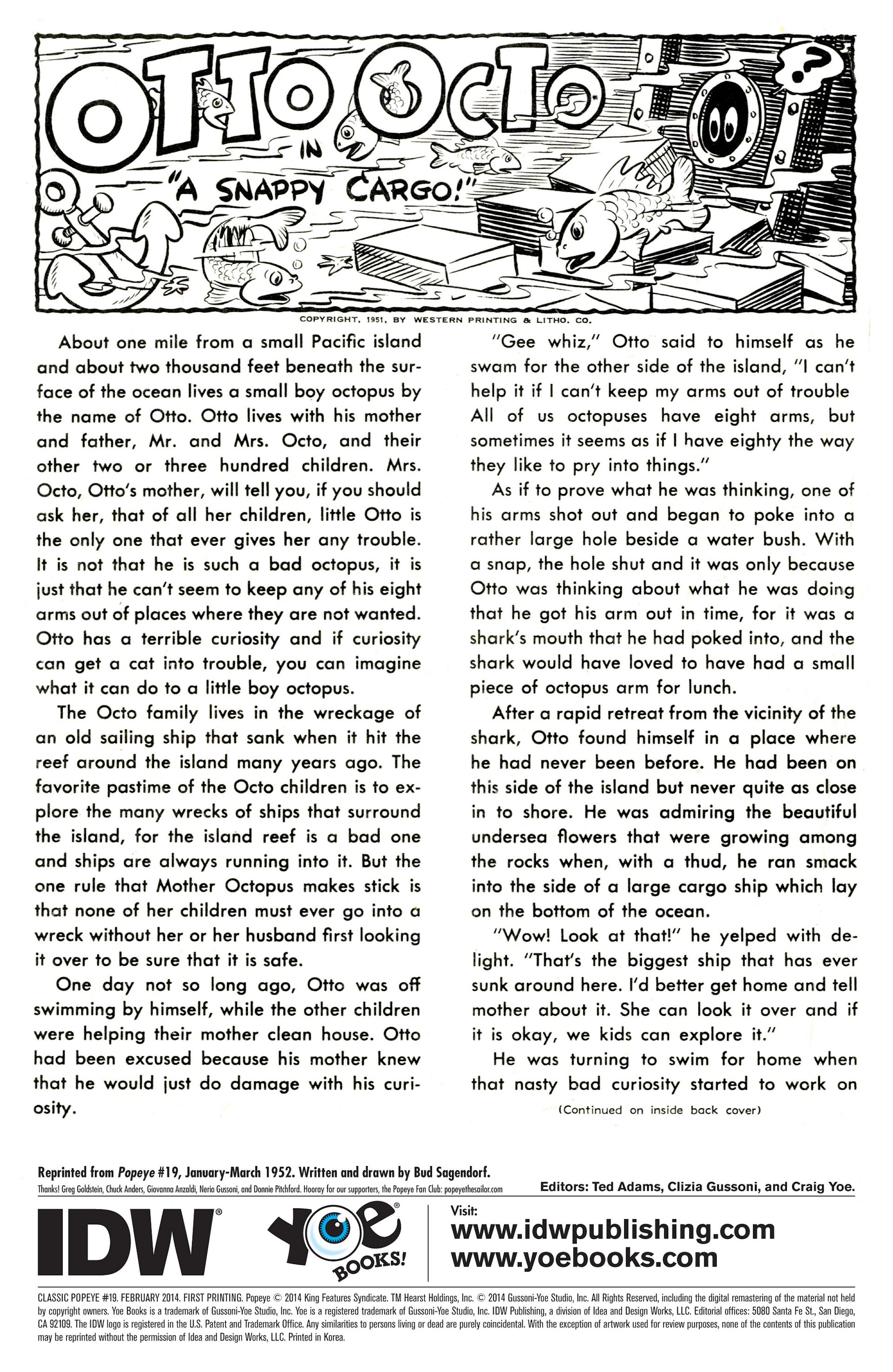 Read online Classic Popeye comic -  Issue #19 - 2