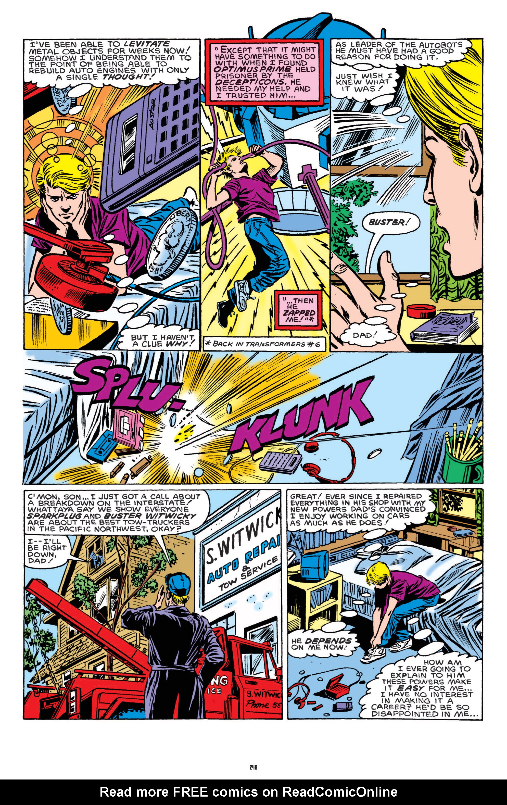 Read online The Transformers Classics comic -  Issue # TPB 1 - 249