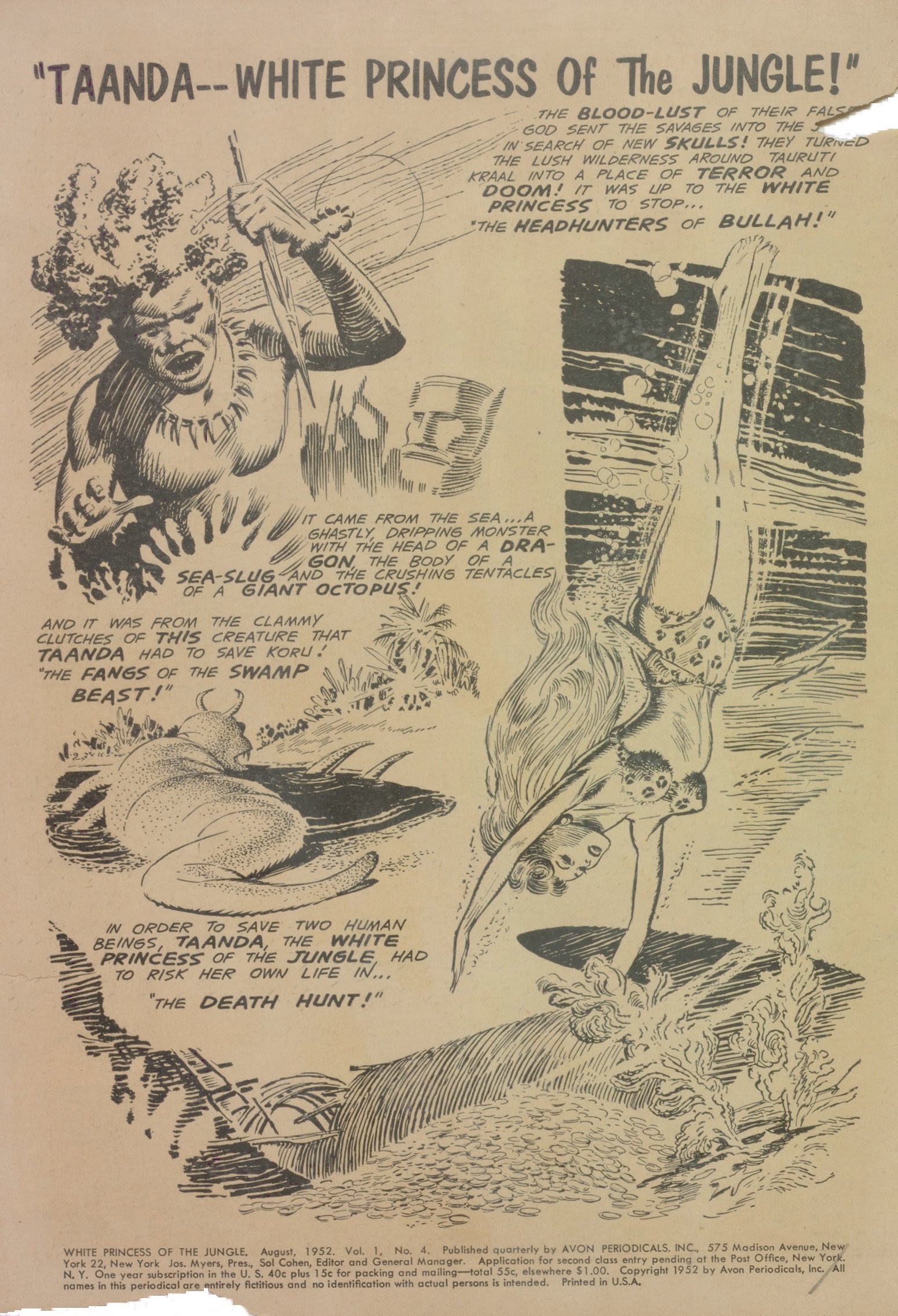 Read online Taanda White Princess of the Jungle comic -  Issue #4 - 2