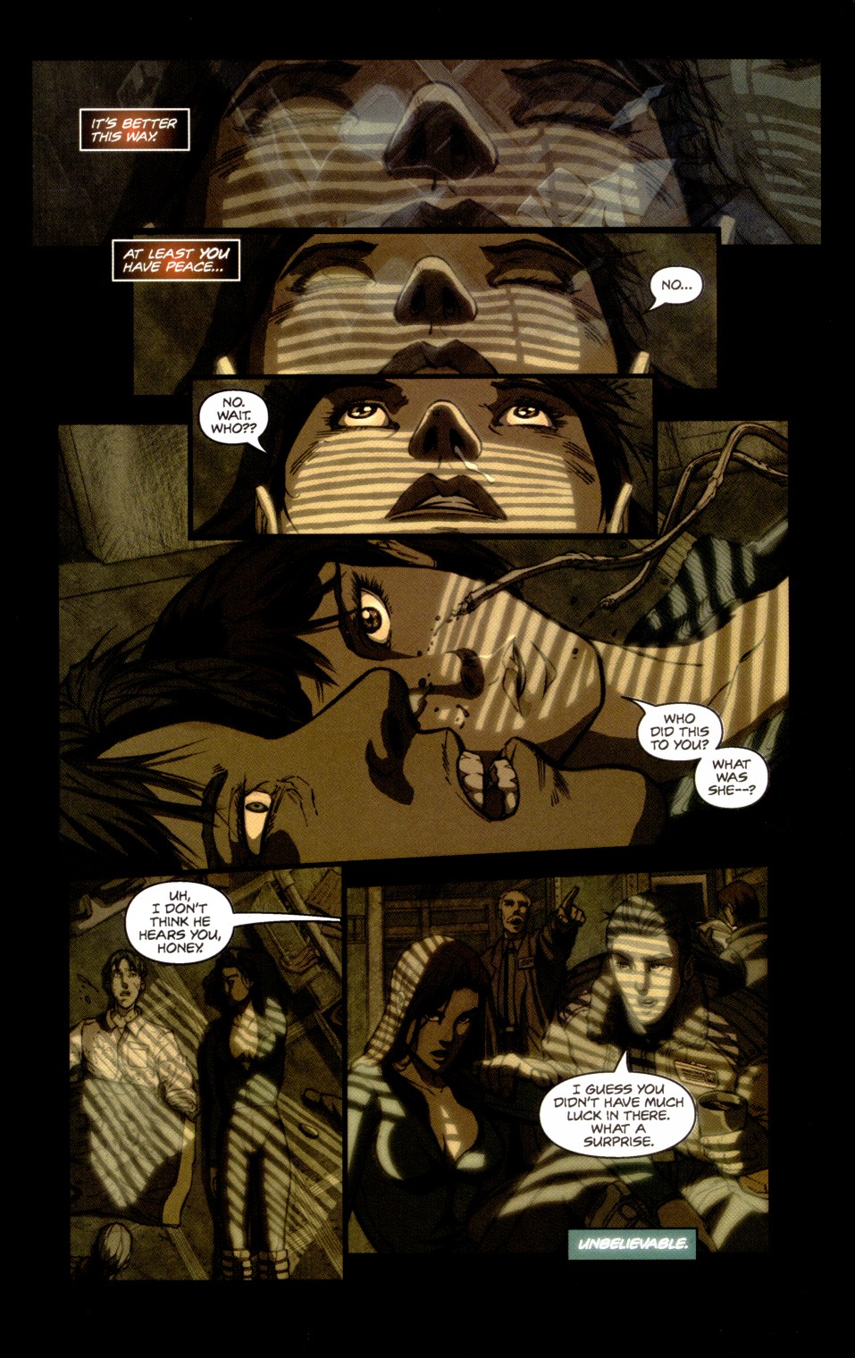 Read online Dark Minds / Witchblade comic -  Issue #1 - 7