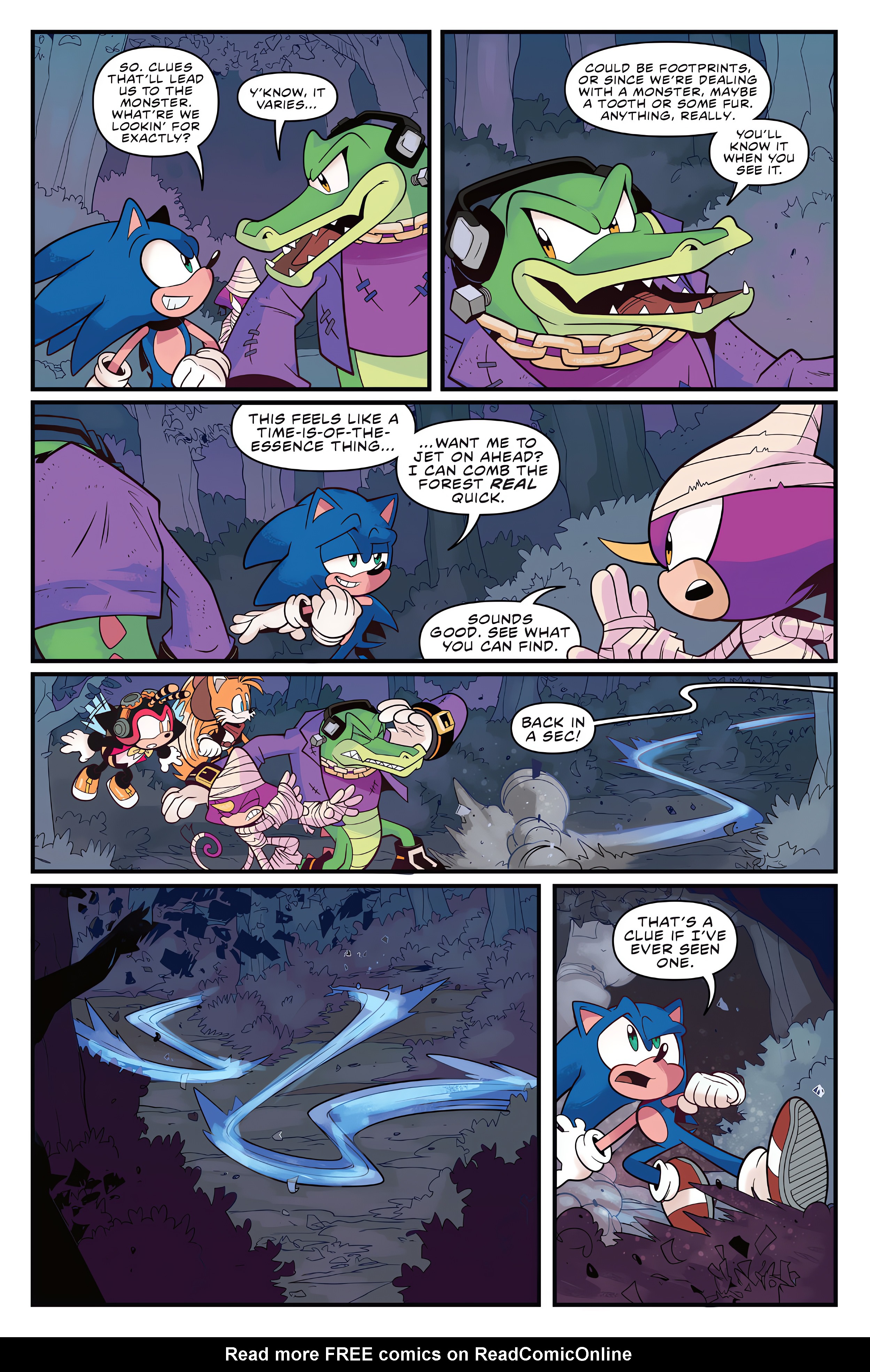 Read online Sonic the Hedgehog (2018) comic -  Issue # _Halloween Special - 12