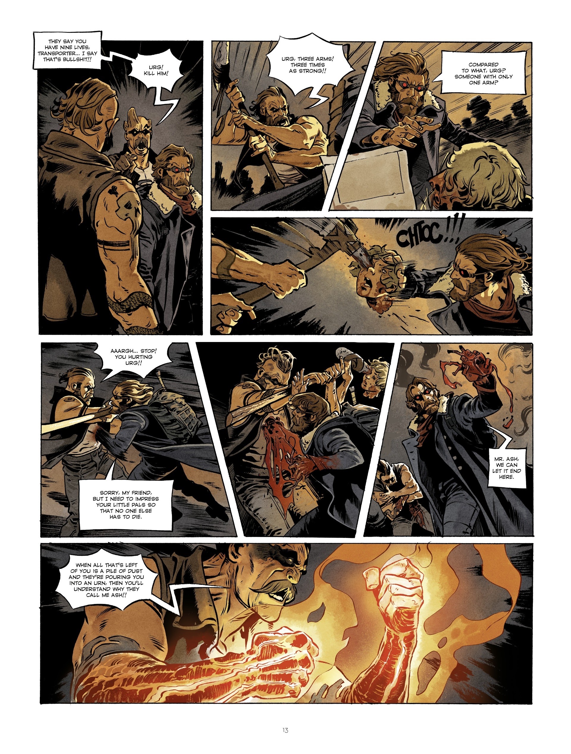 Read online The Transporter comic -  Issue #1 - 13