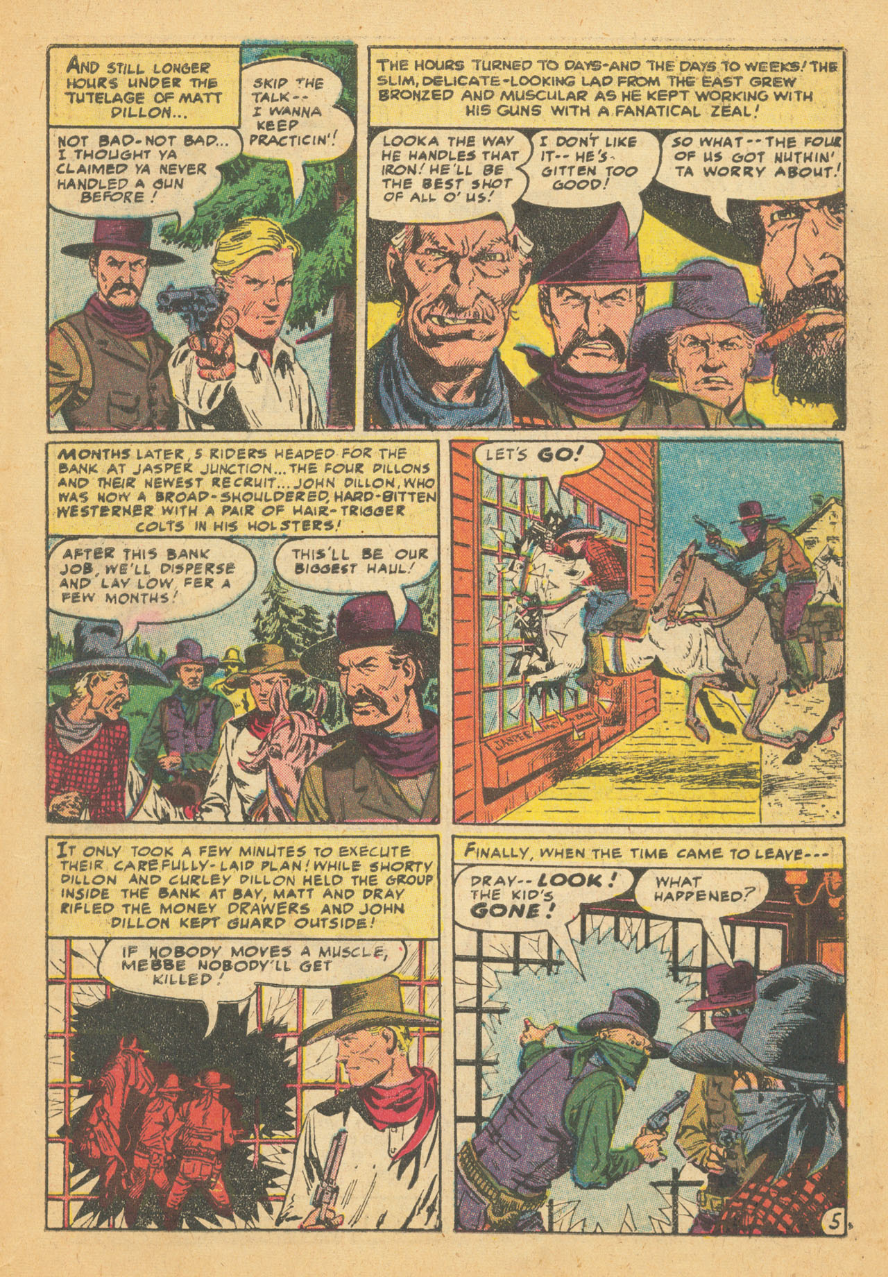 Read online Western Outlaws (1954) comic -  Issue #8 - 7