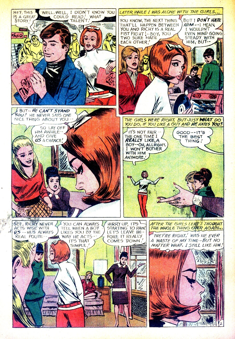Read online Young Love (1963) comic -  Issue #56 - 17