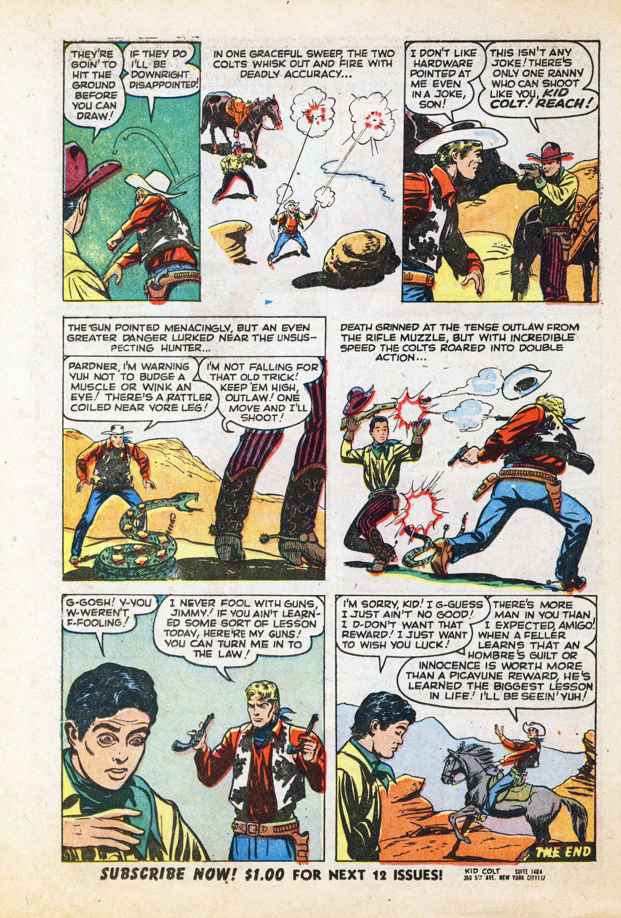 Read online Kid Colt Outlaw comic -  Issue #14 - 13