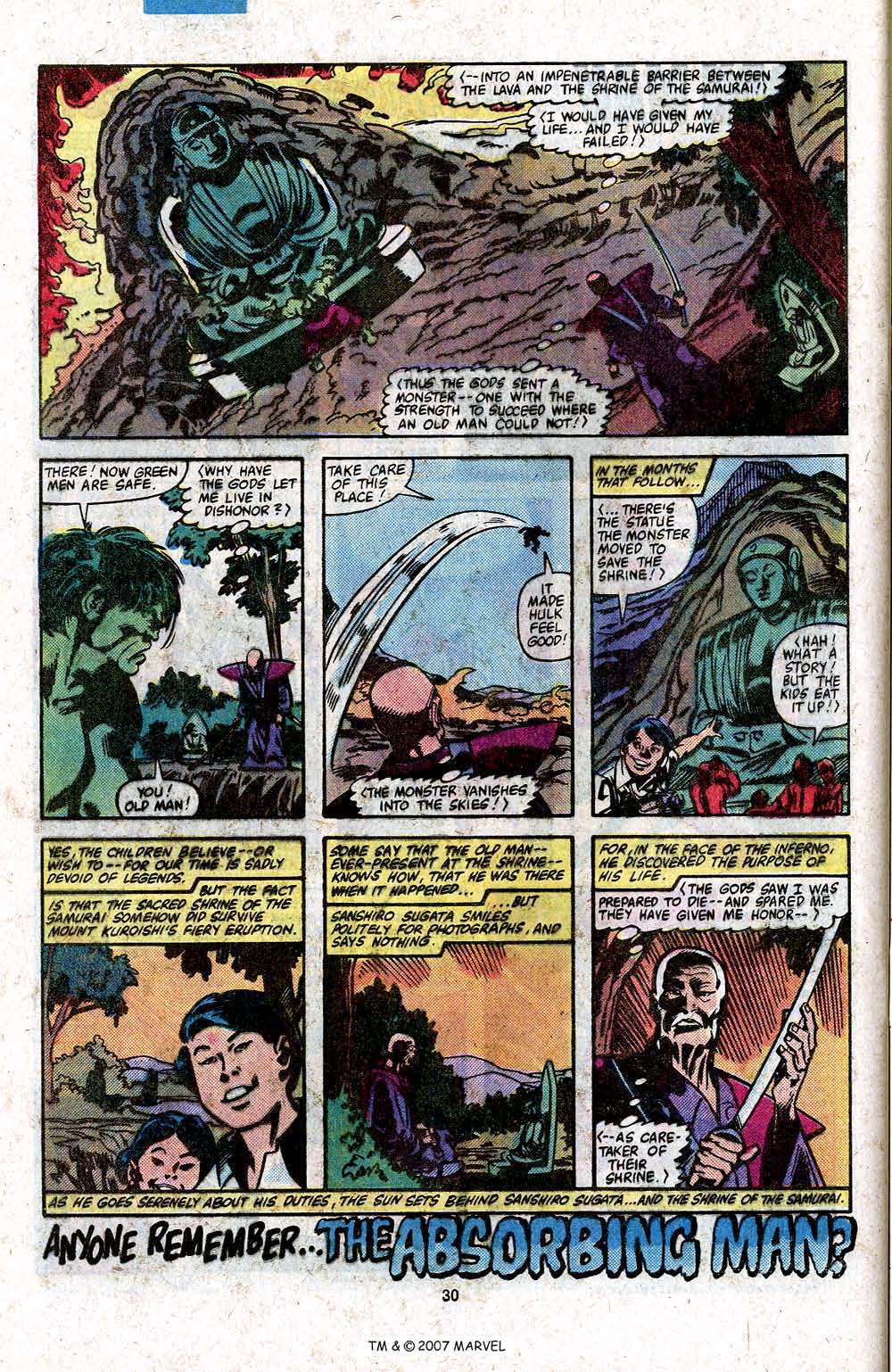 Read online The Incredible Hulk (1968) comic -  Issue #260 - 32