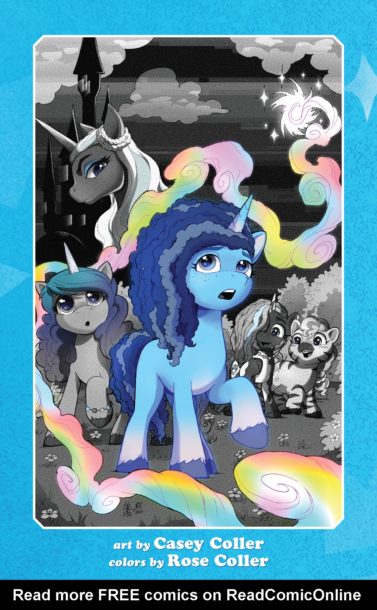 Read online My Little Pony: Black, White & Blue comic -  Issue # Full - 35