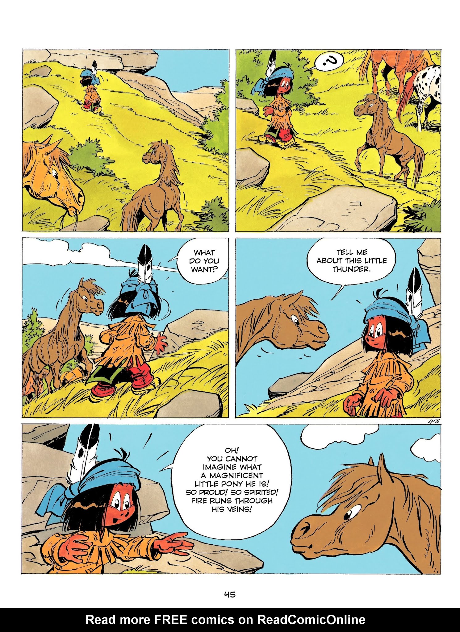 Read online Yakari comic -  Issue #15 - 46