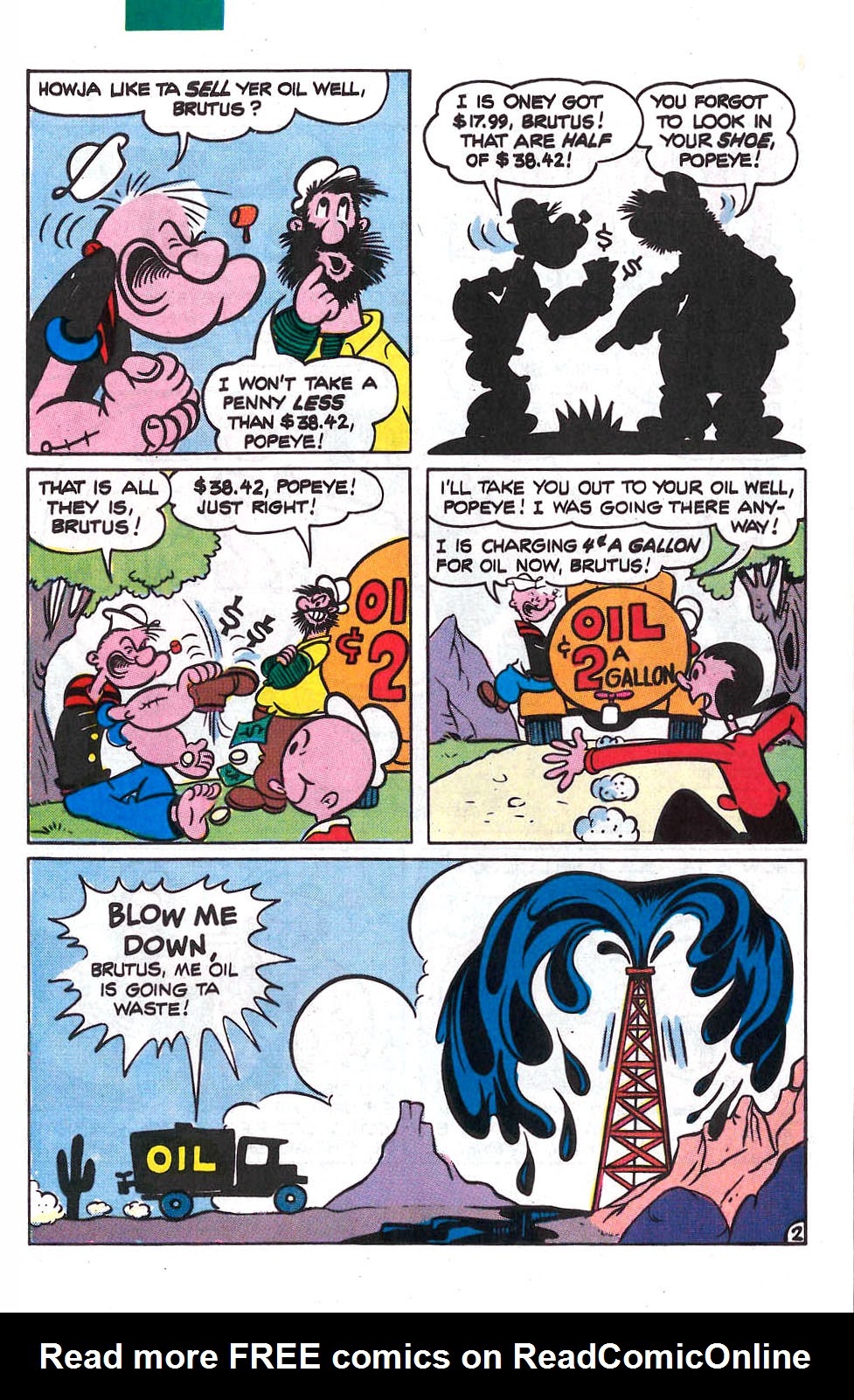 Read online Popeye (1993) comic -  Issue #6 - 8