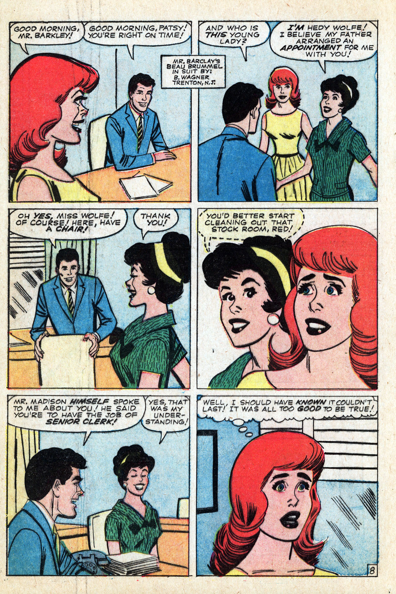 Read online Patsy Walker comic -  Issue #110 - 12