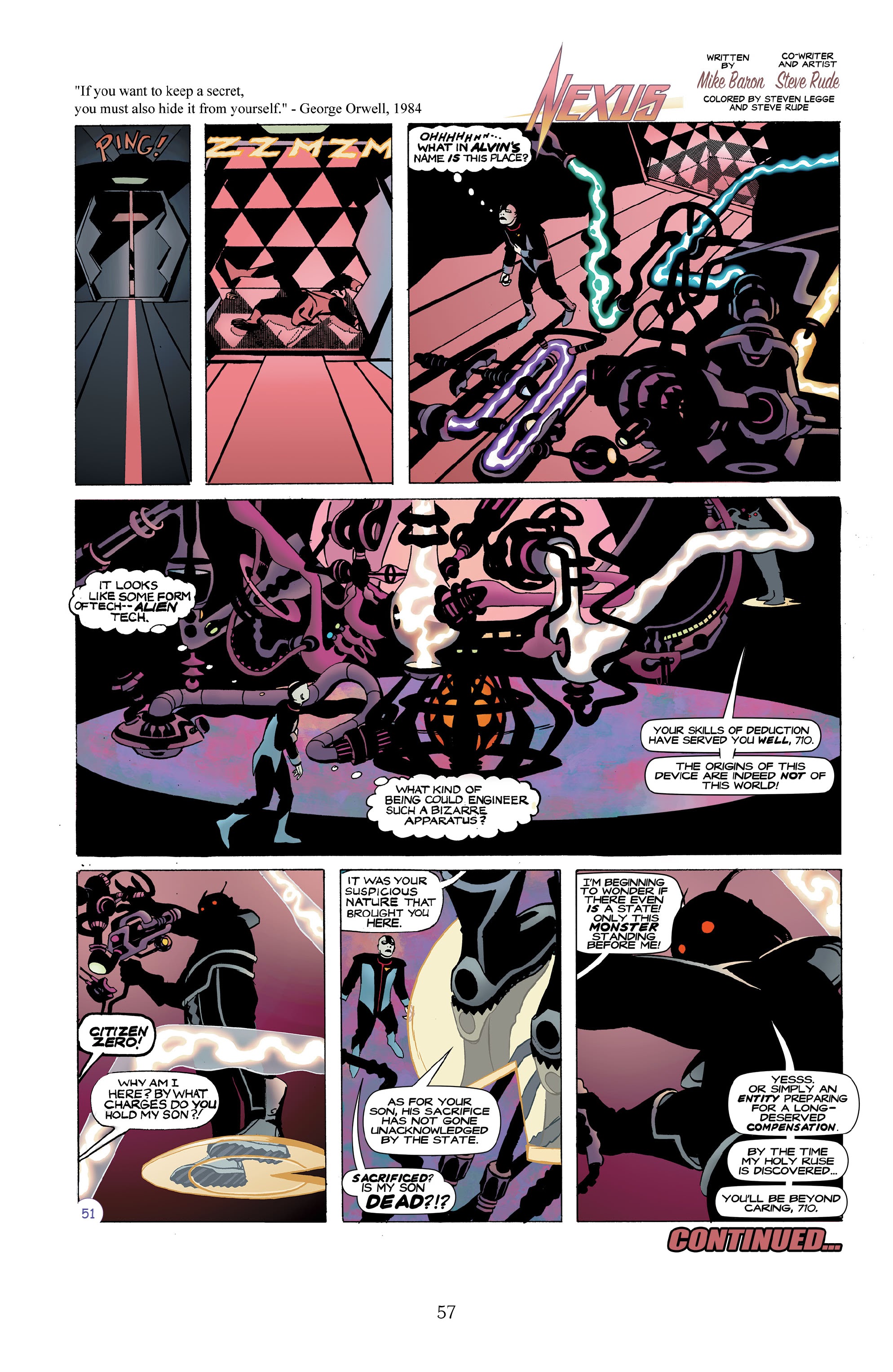 Read online Nexus Newspaper Strips: The Coming of Gourmando comic -  Issue # TPB (Part 1) - 56