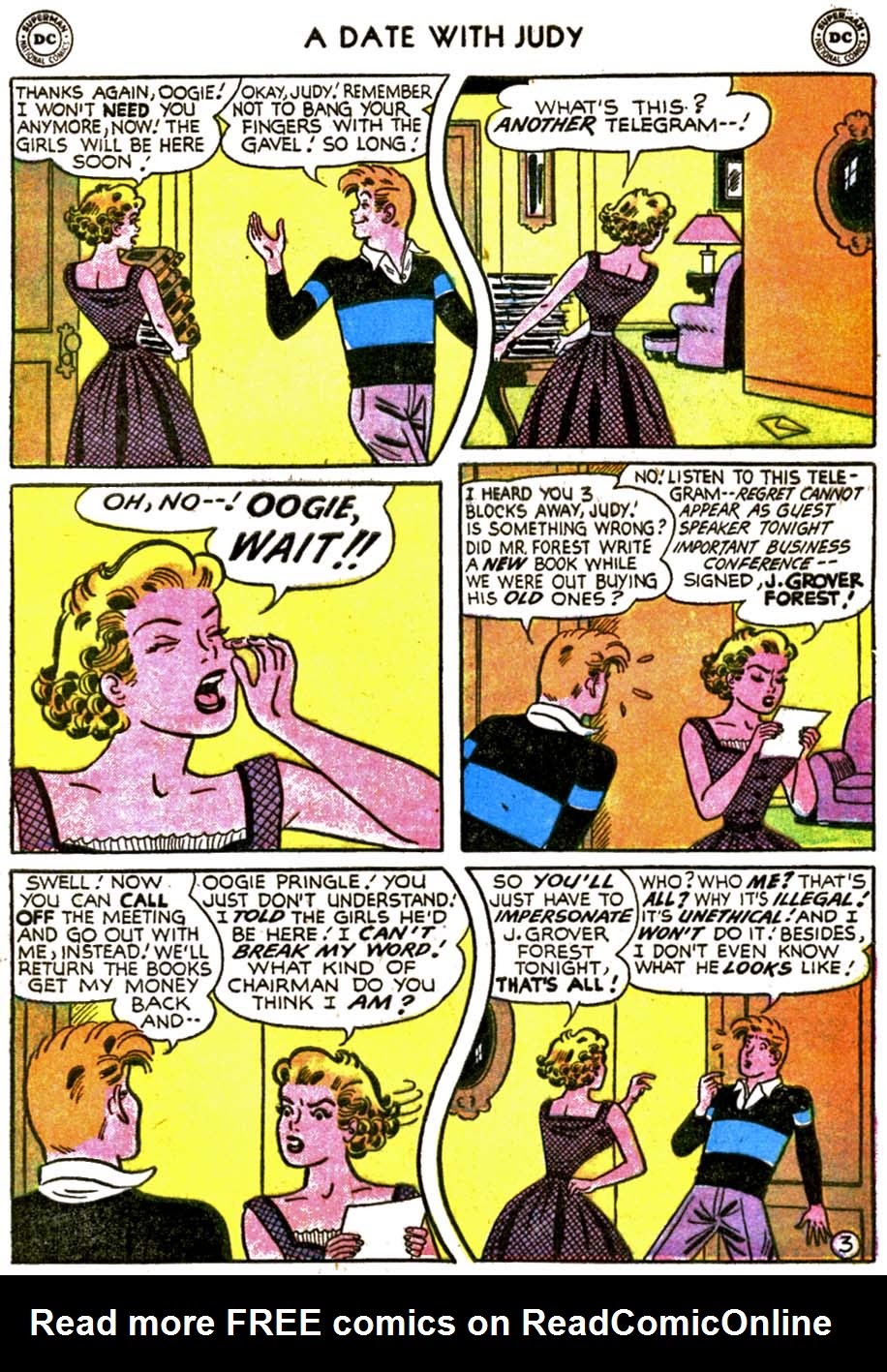 Read online A Date with Judy comic -  Issue #51 - 29