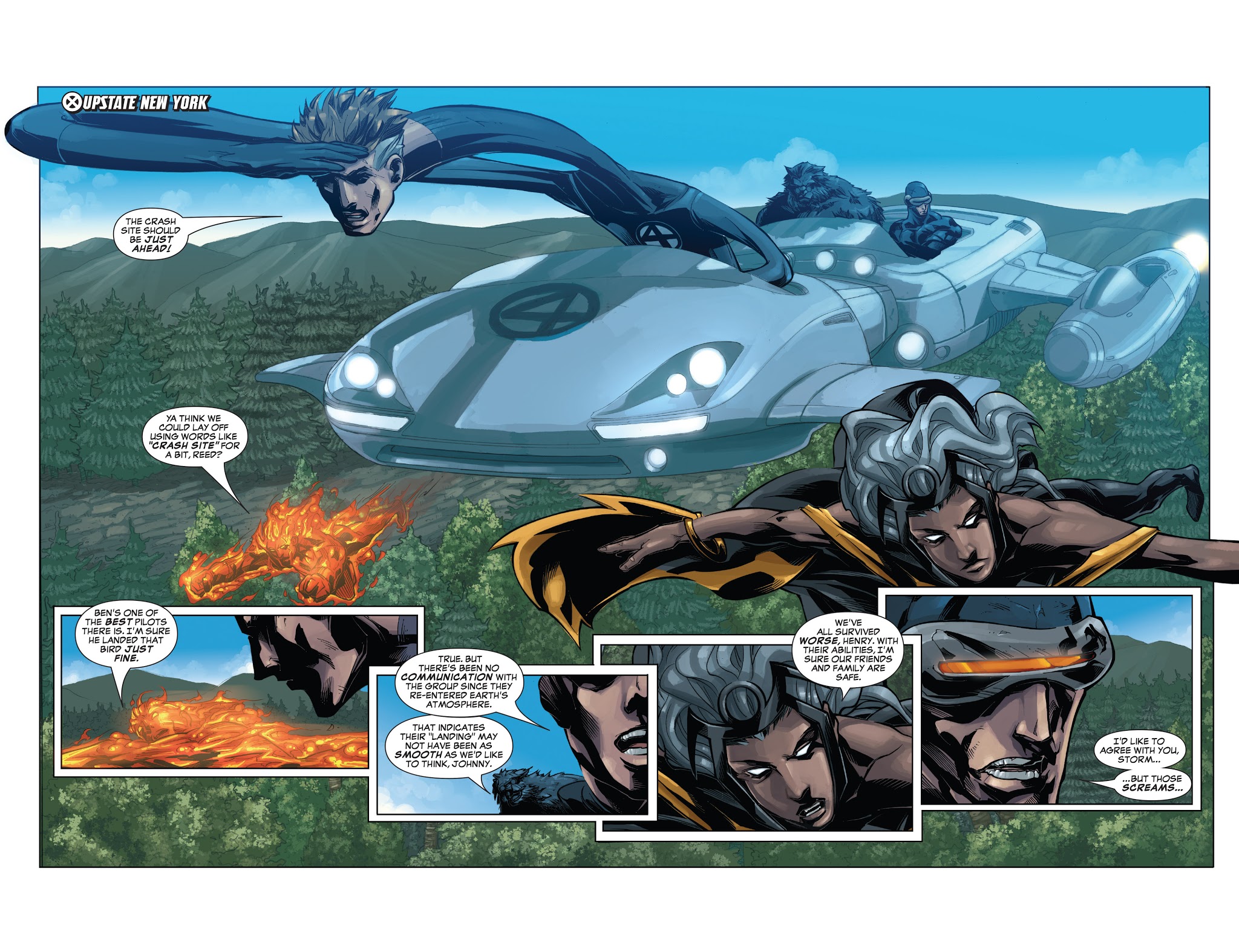 Read online X-Men/Fantastic Four comic -  Issue #3 - 3