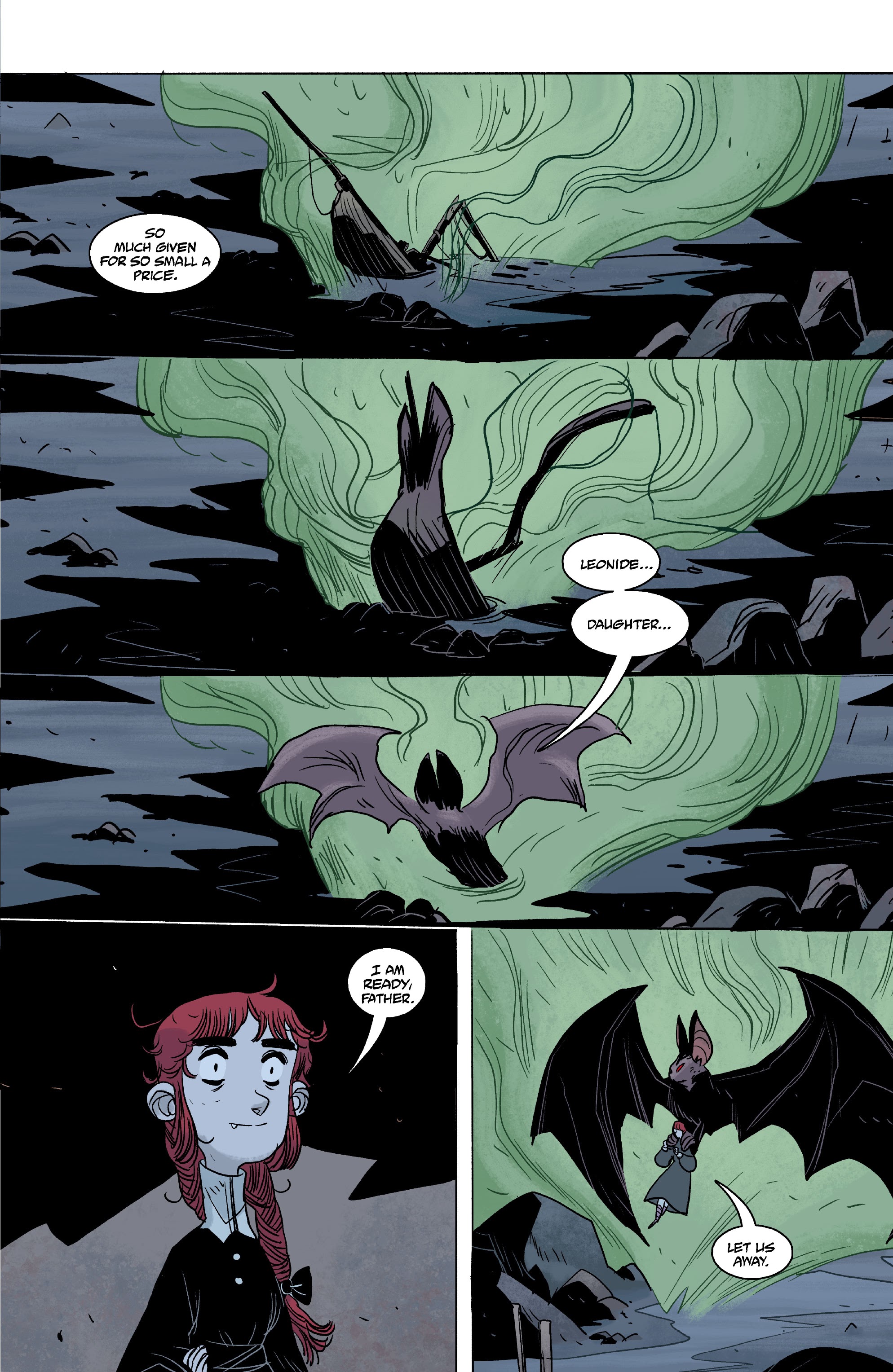 Read online Leonide the Vampyre: Miracle at The Crow's Head comic -  Issue # Full - 21