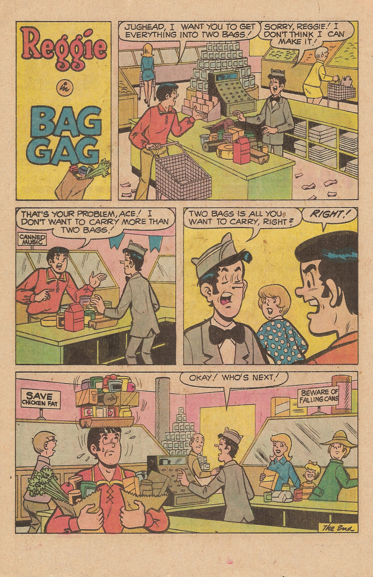 Read online Reggie's Wise Guy Jokes comic -  Issue #40 - 24