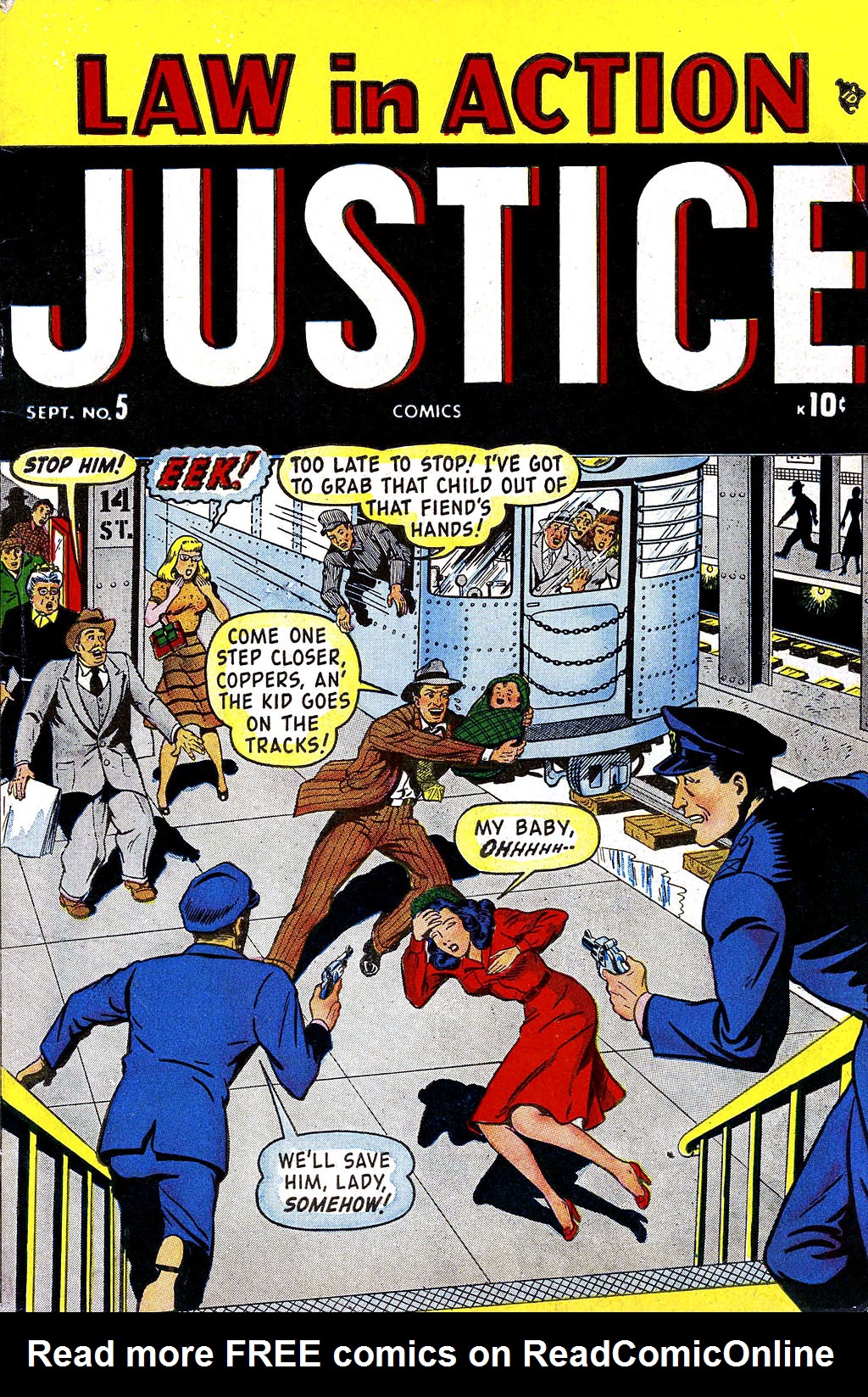 Read online Justice Comics (1948) comic -  Issue #5 - 1