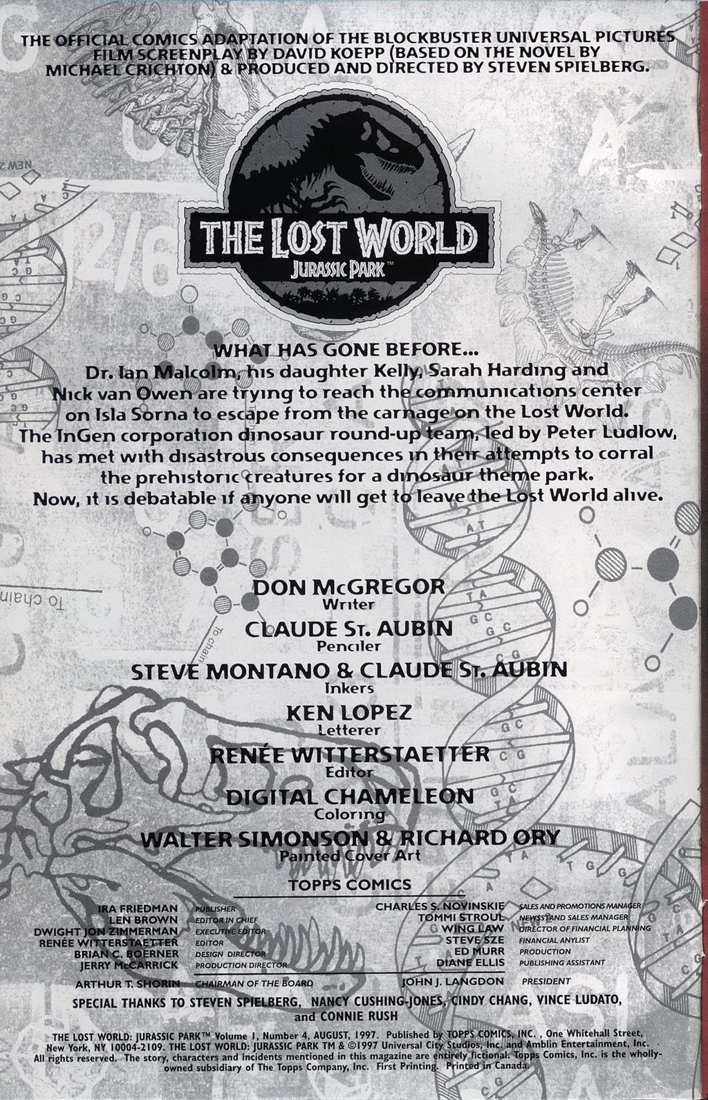 Read online The Lost World: Jurassic Park comic -  Issue #4 - 2