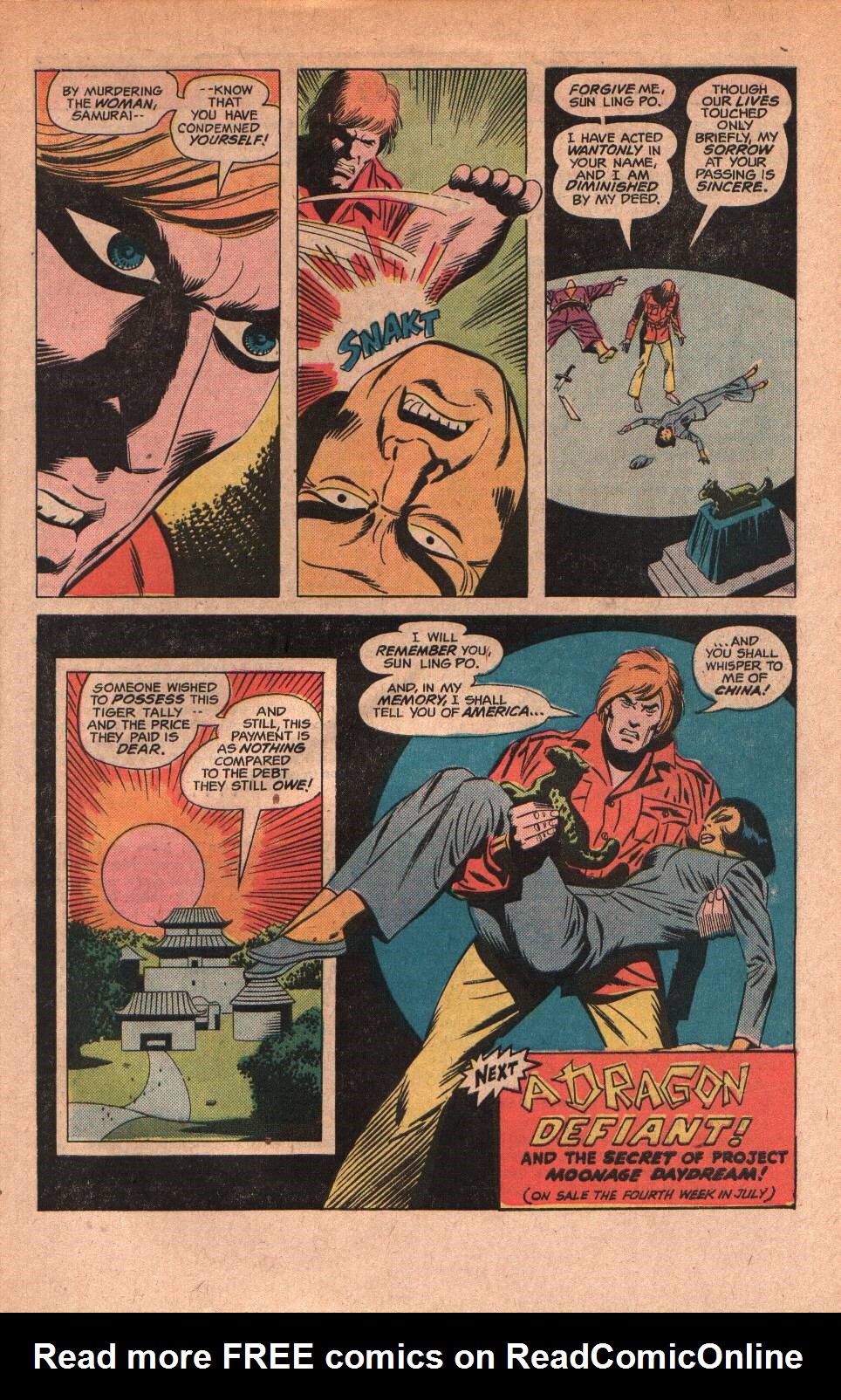 Read online Richard Dragon, Kung-Fu Fighter comic -  Issue #11 - 30
